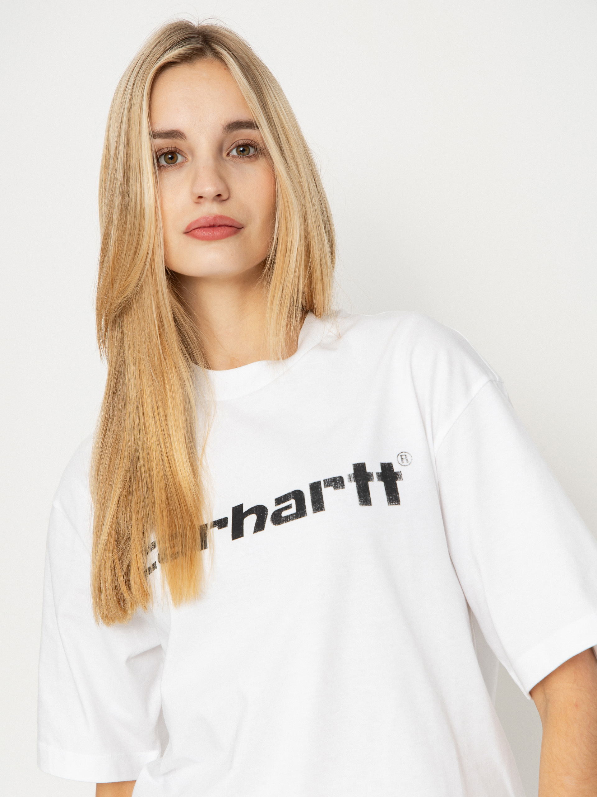 Póló Carhartt WIP Archive Script Wmn (white)