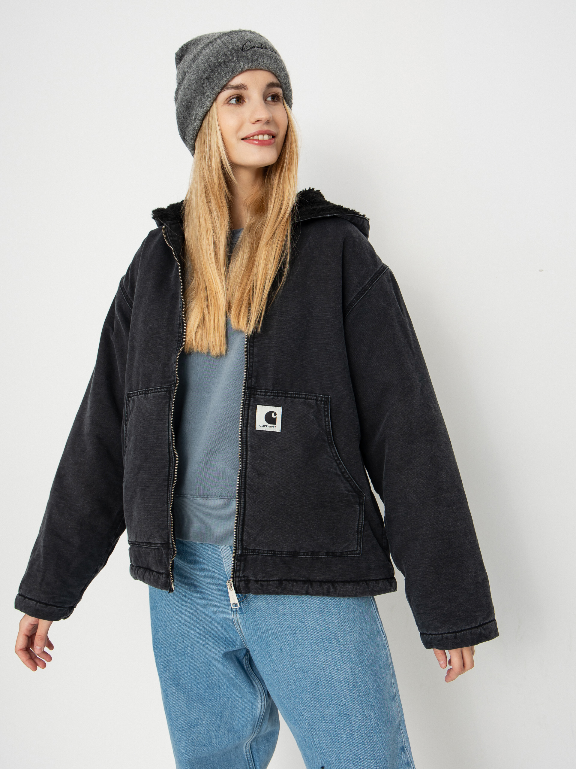 Dzseki Carhartt WIP Hooded Mitch Wmn