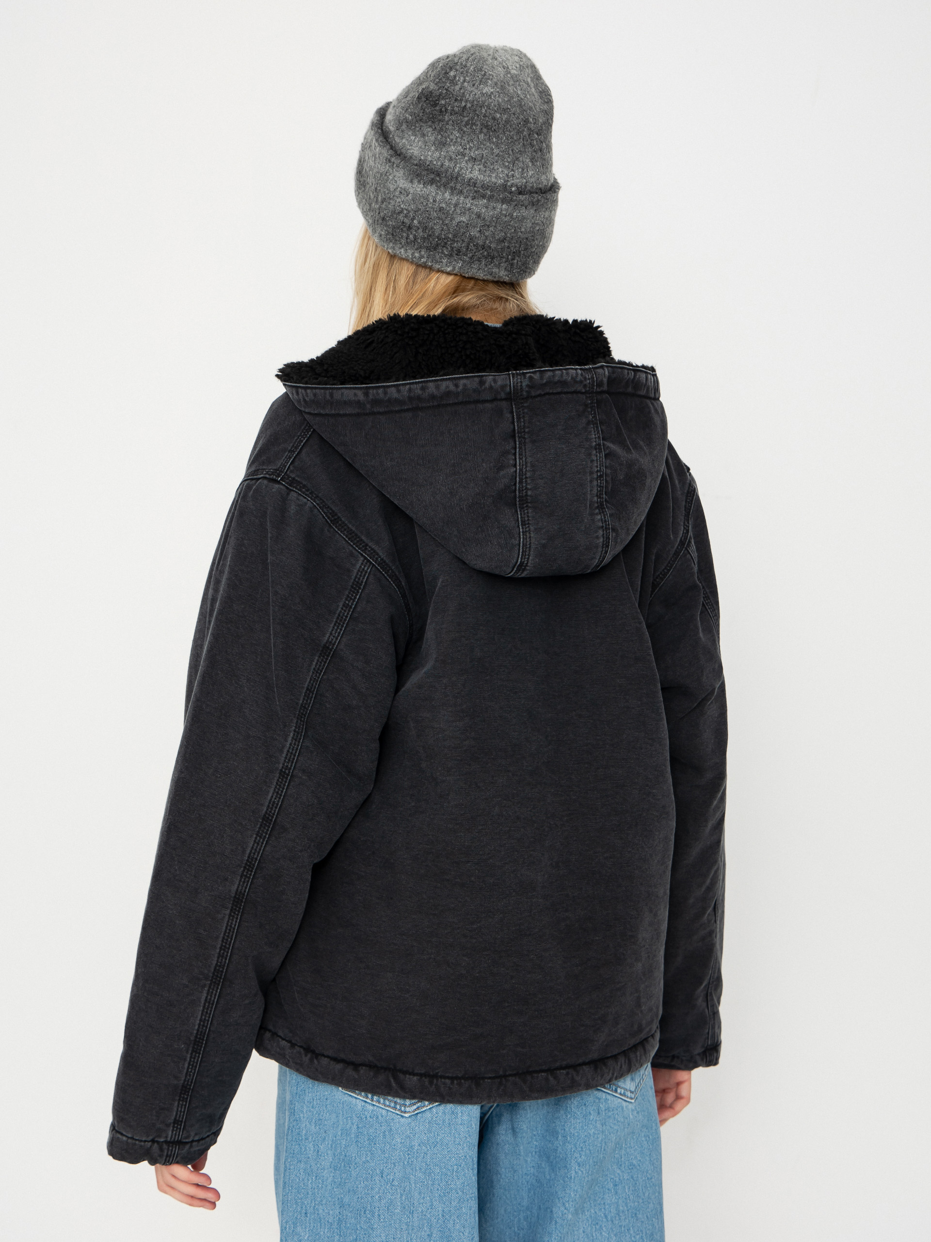 Dzseki Carhartt WIP Hooded Mitch Wmn (black)