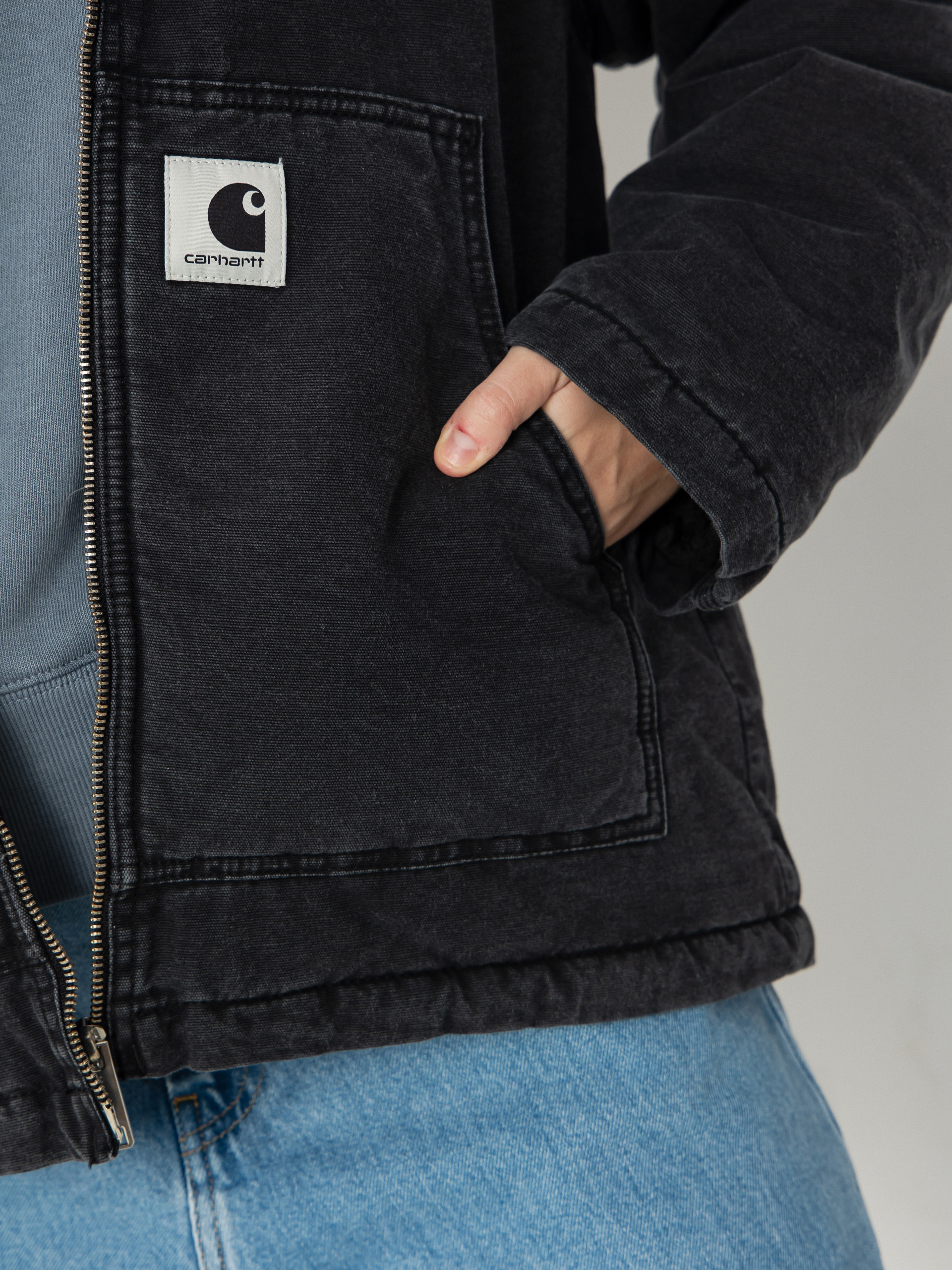 Dzseki Carhartt WIP Hooded Mitch Wmn (black)