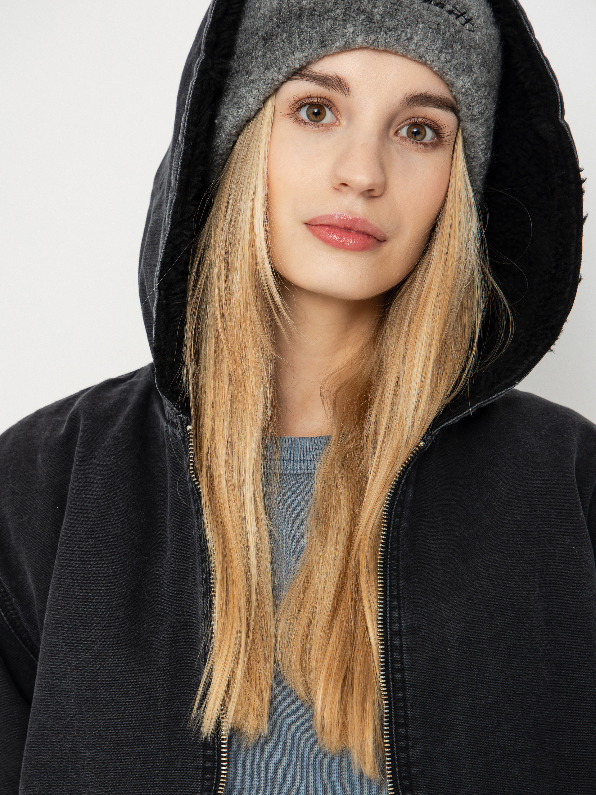 Dzseki Carhartt WIP Hooded Mitch Wmn (black)