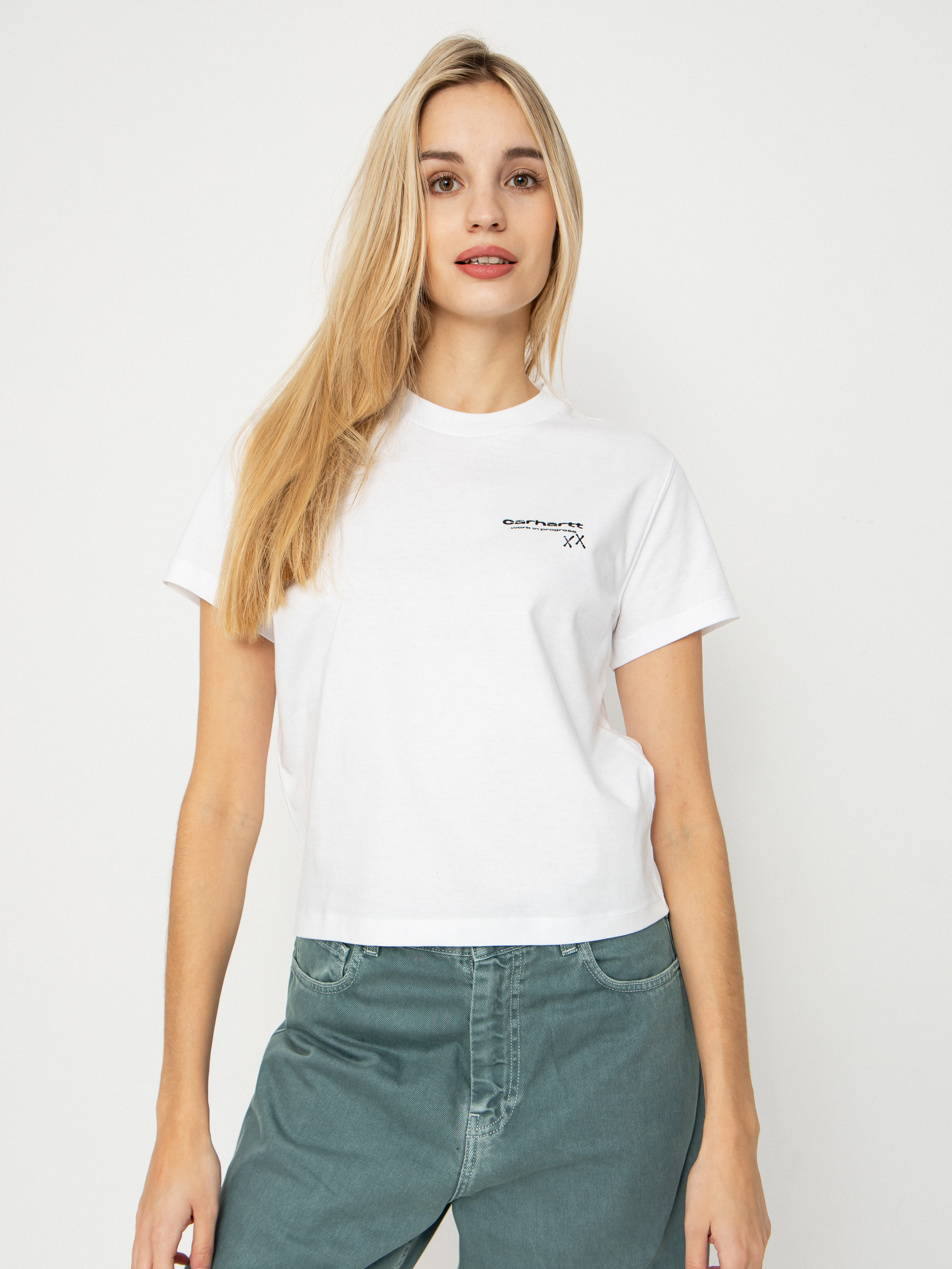Póló Carhartt WIP Garble Wmn (white)