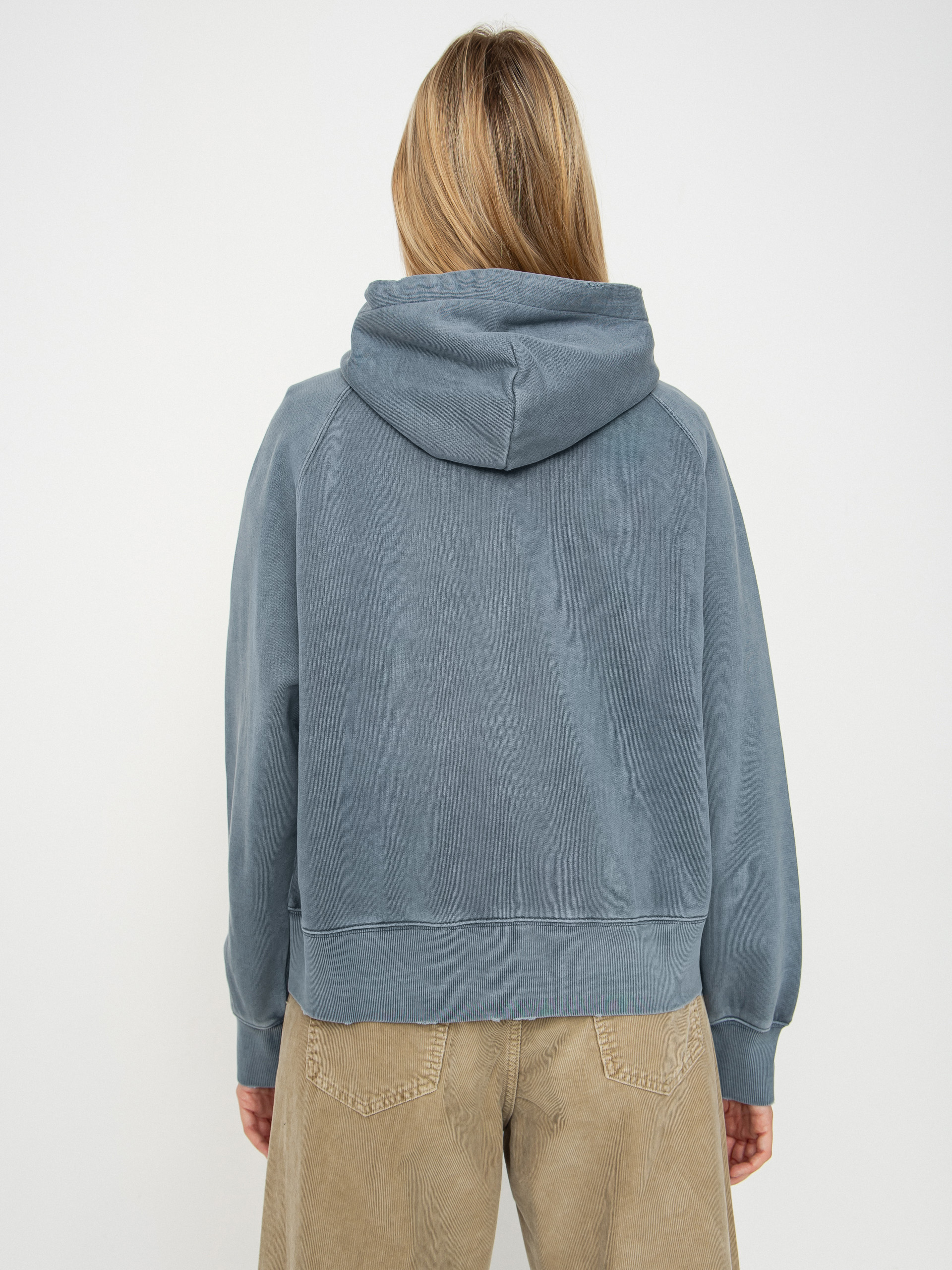 Kapucnis pulóver Carhartt WIP Torion ZHD Wmn (office blue)