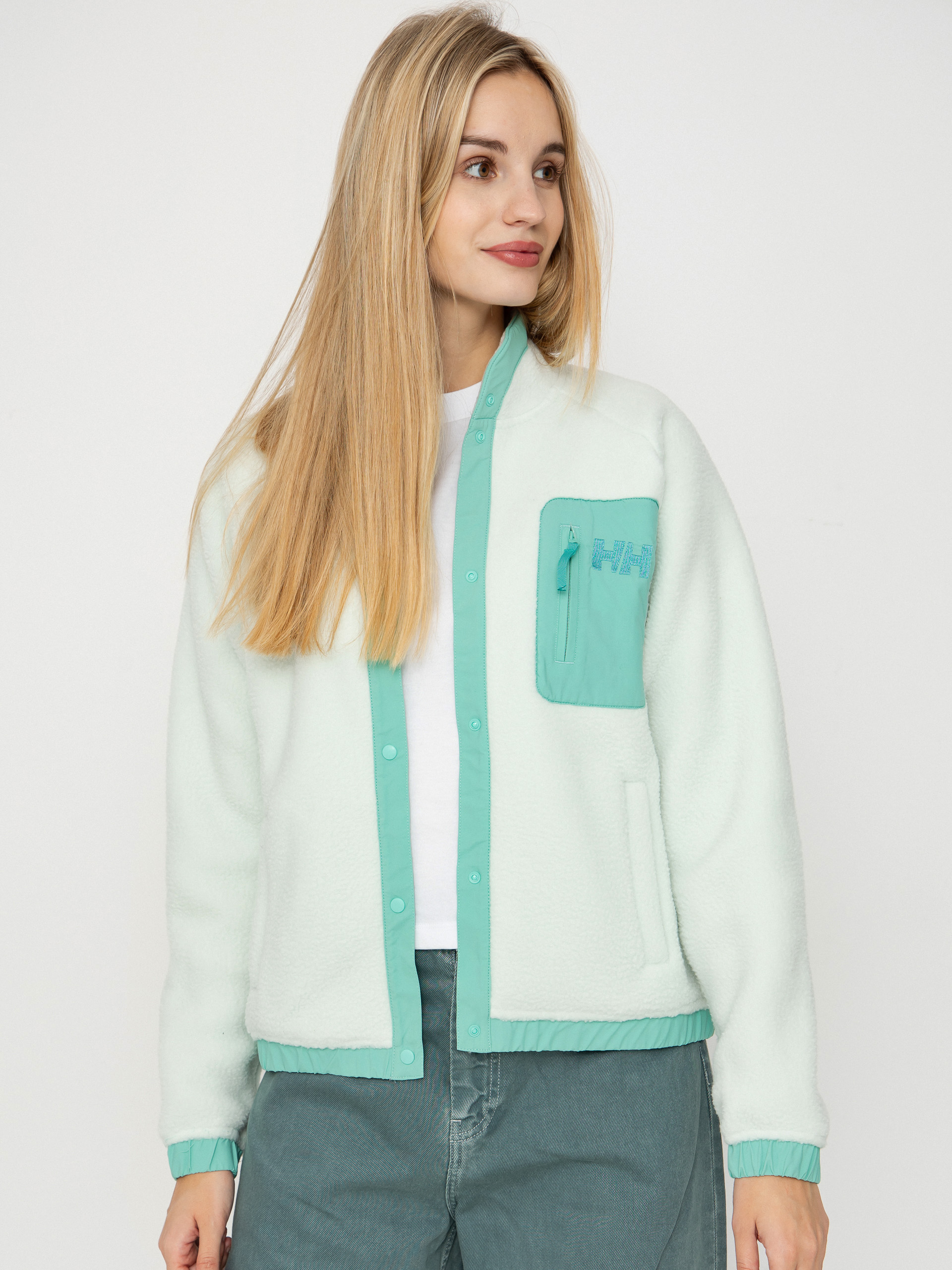 Polu00e1r pulu00f3ver Helly Hansen Imperial Pile Snap Wmn (seafoam)