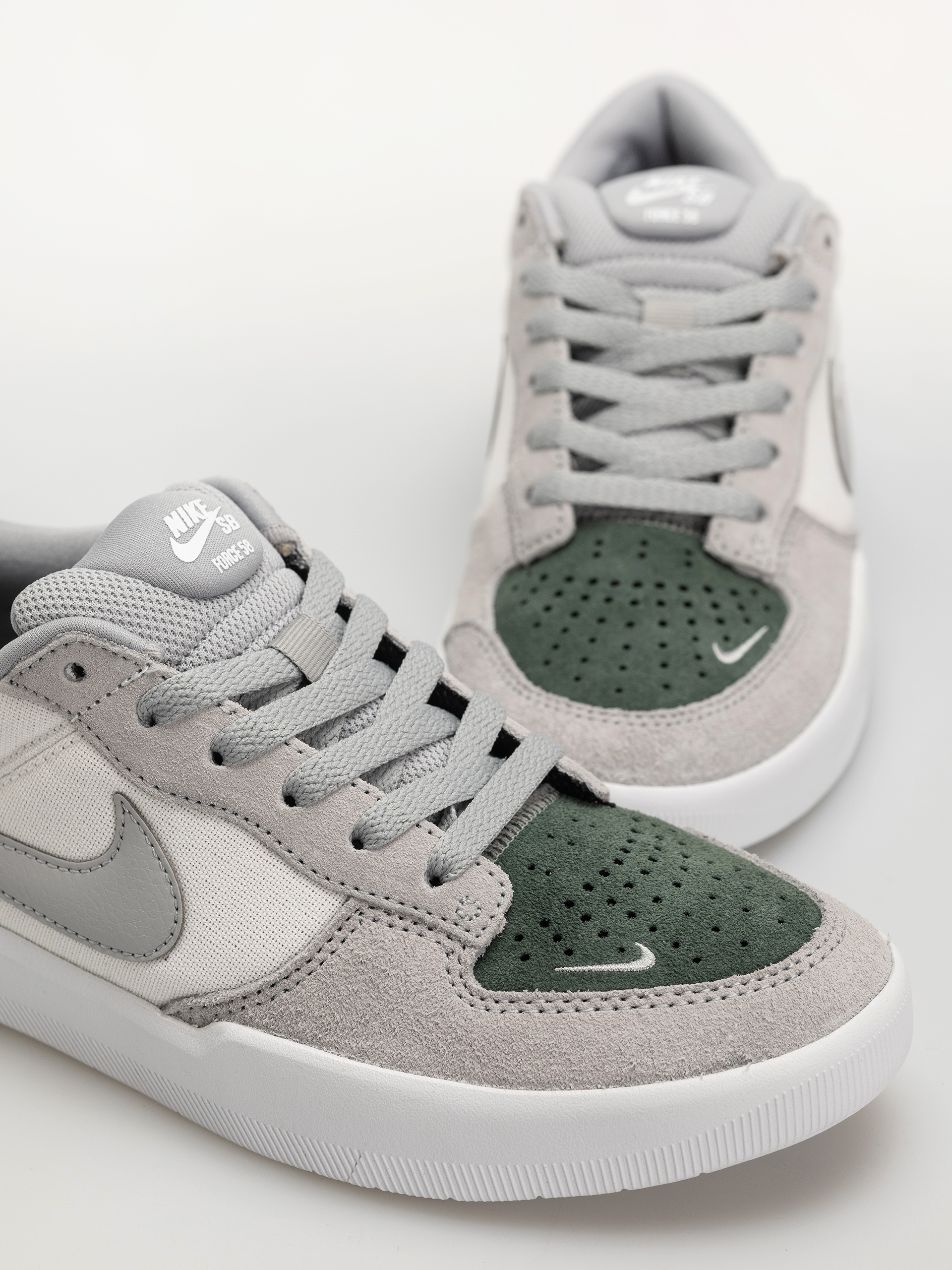 Nike SB Force 58 Cipők (white/flt silver fir white)