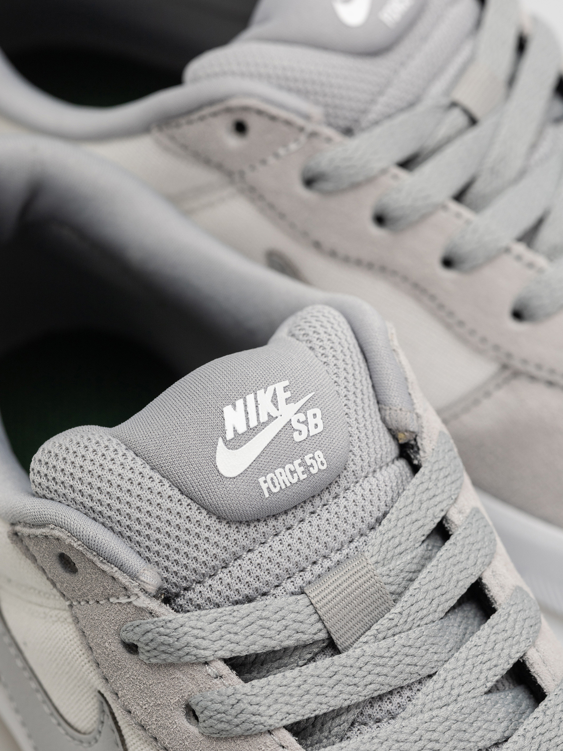 Nike SB Force 58 Cipők (white/flt silver fir white)