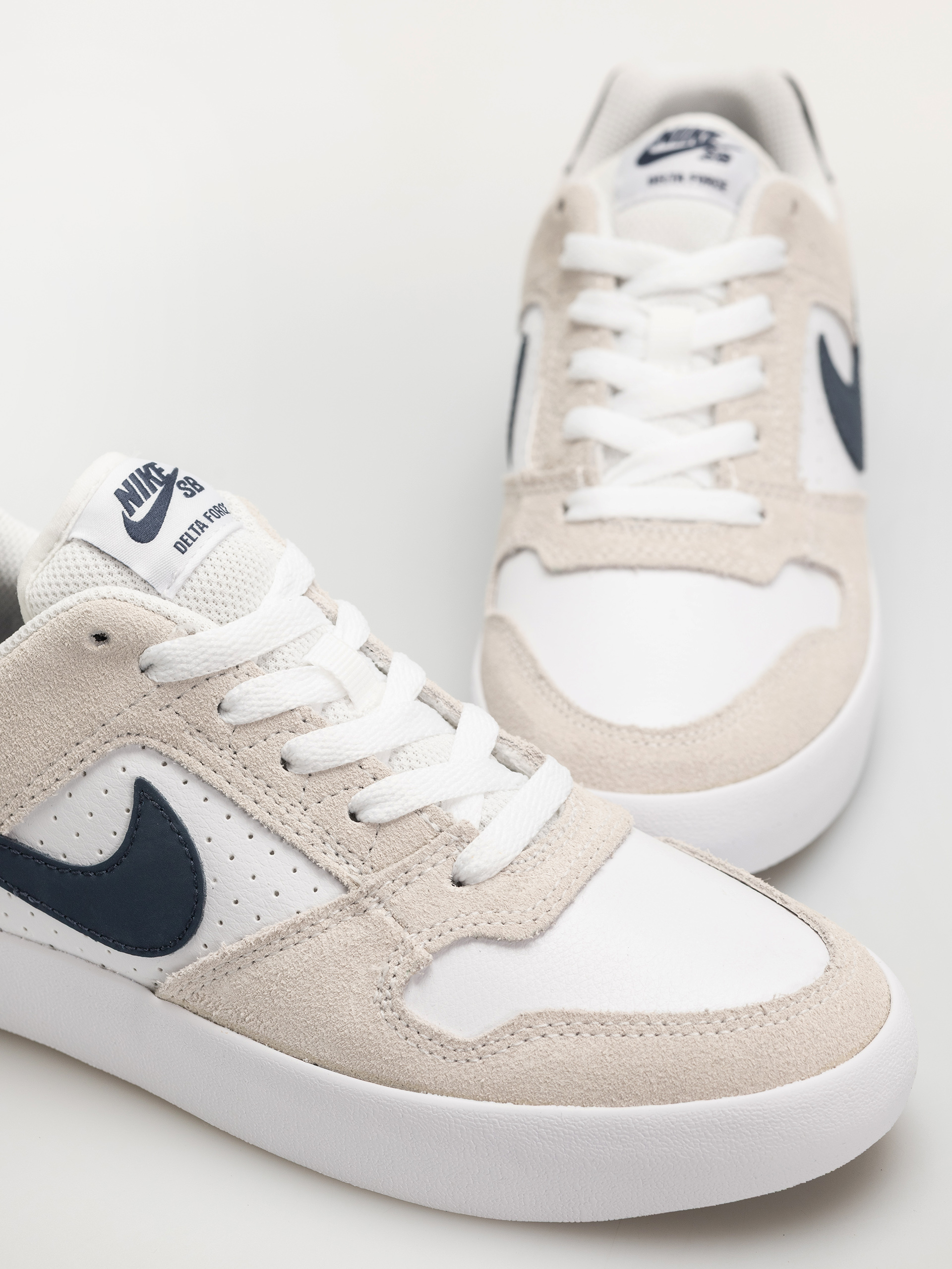 Nike SB Sb Delta Force Vulc Cipők (white/thunder blue black)