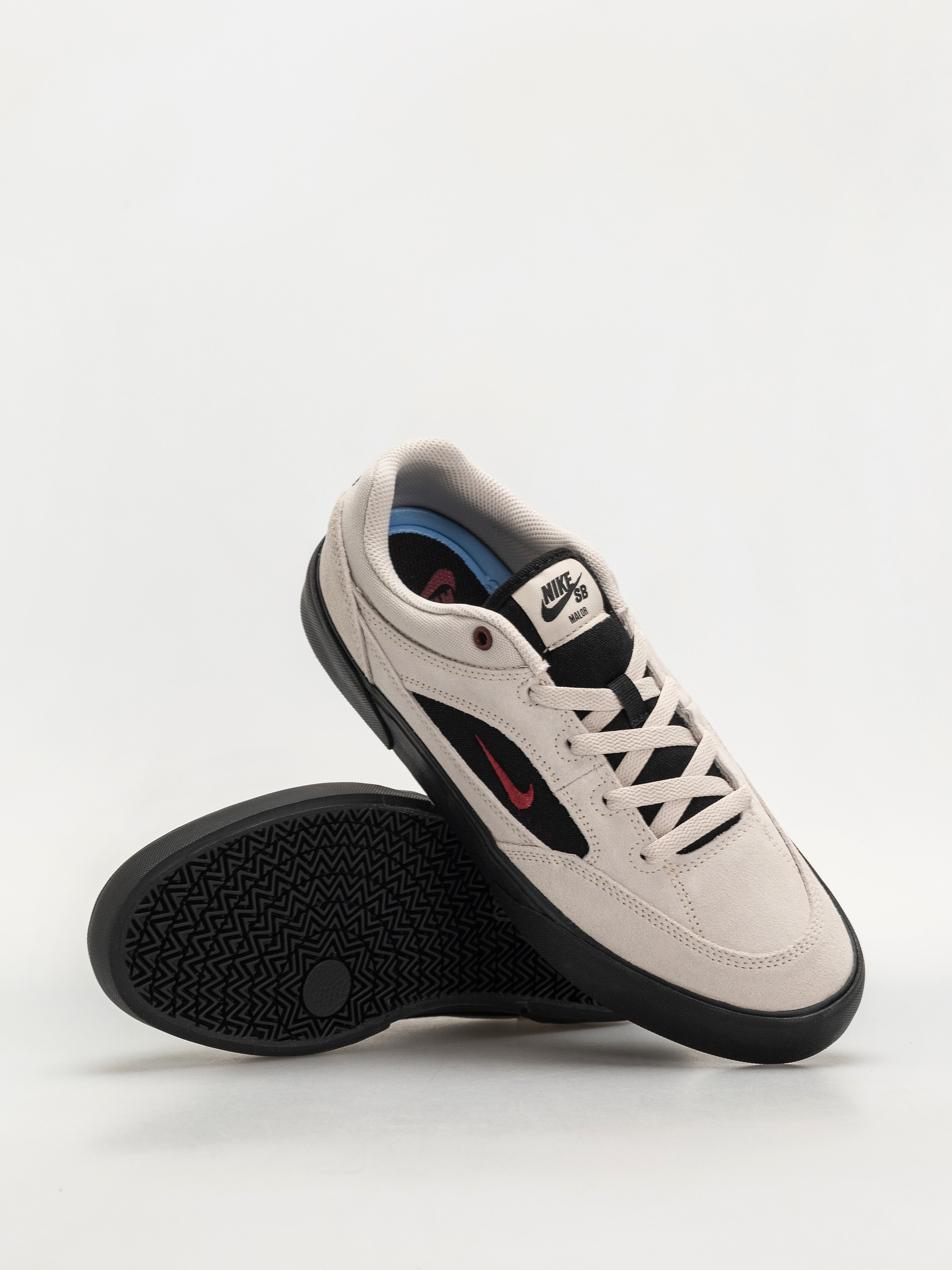 Nike SB Malor Cipők (lt orewood brn/team red black)