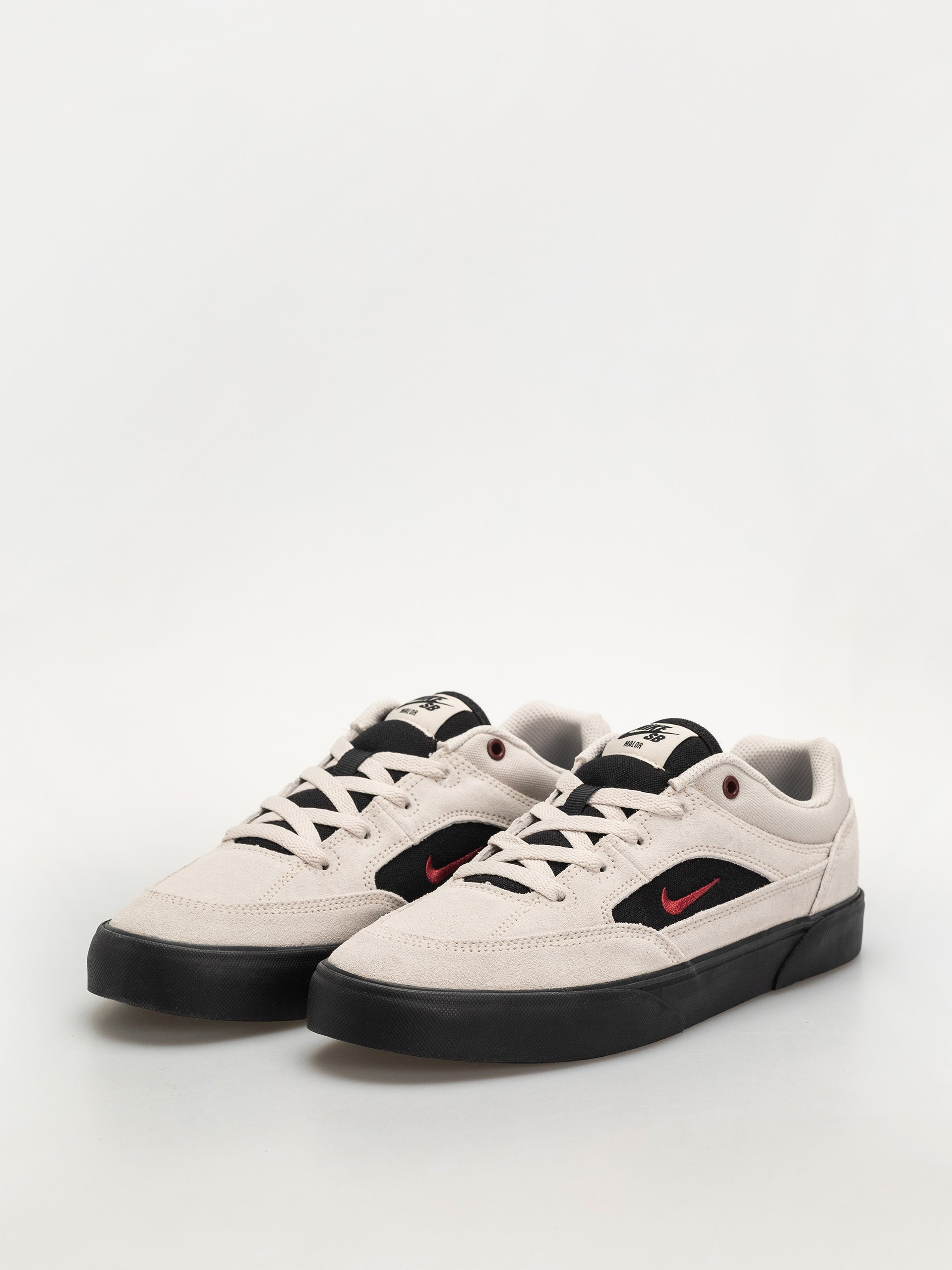 Nike SB Malor Cipők (lt orewood brn/team red black)