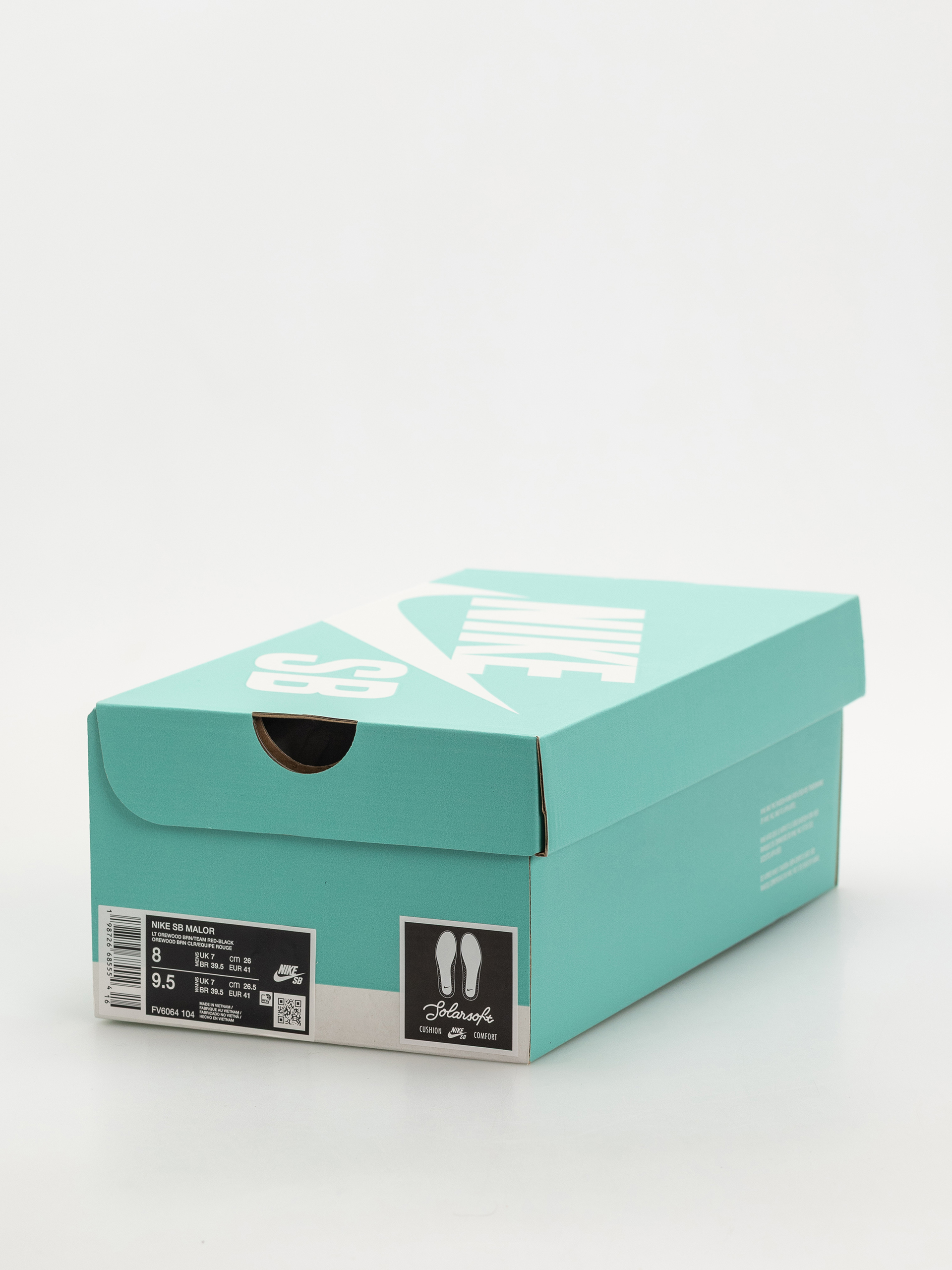 Nike SB Malor Cipők (lt orewood brn/team red black)