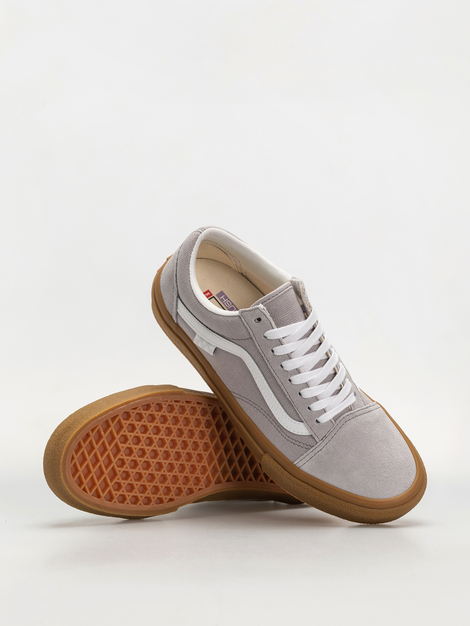 Vans Skate Old Skool Cipők (light gray/gum)