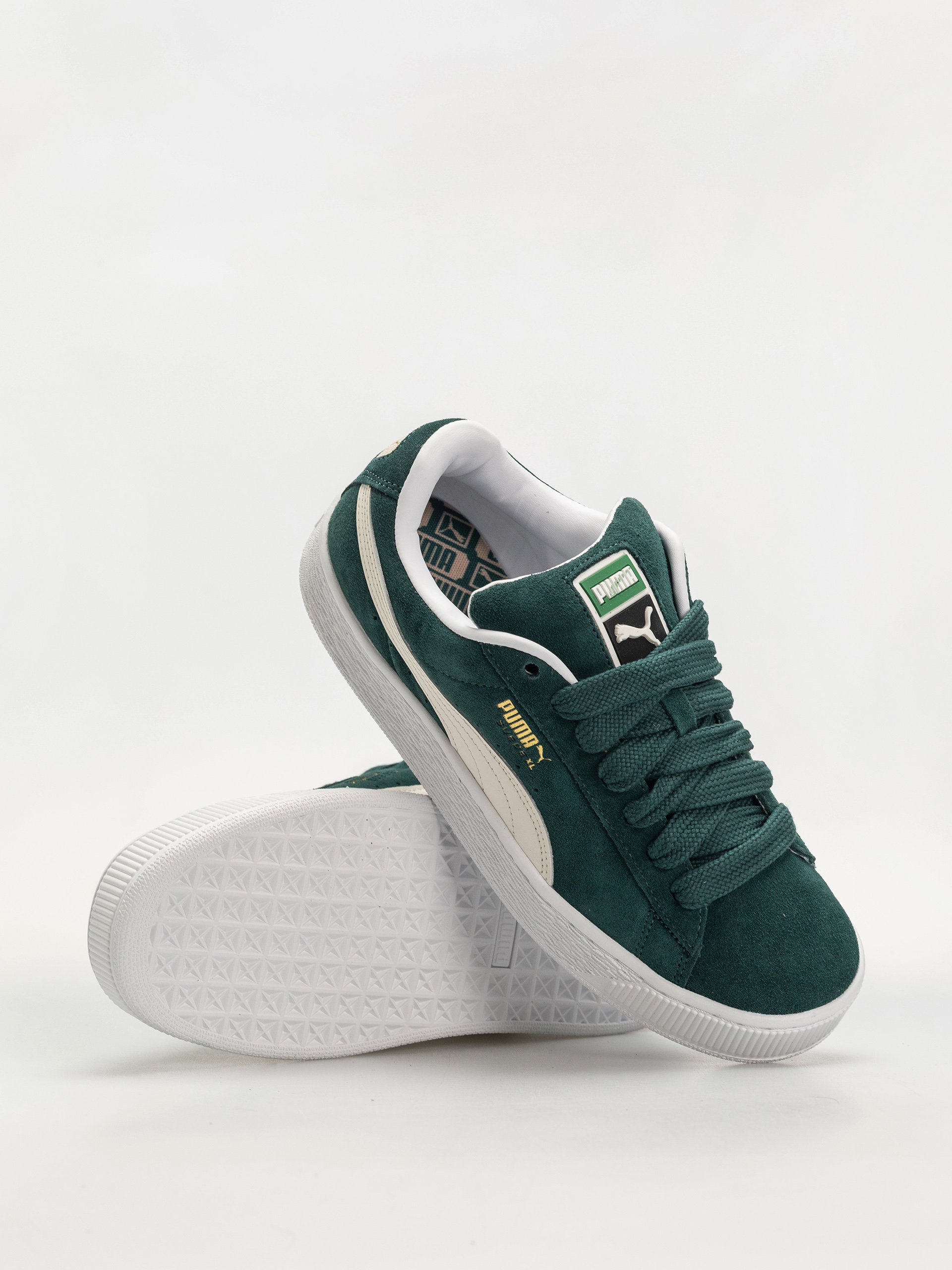 Puma Suede XL Cipők (dark myrtle/warm white)