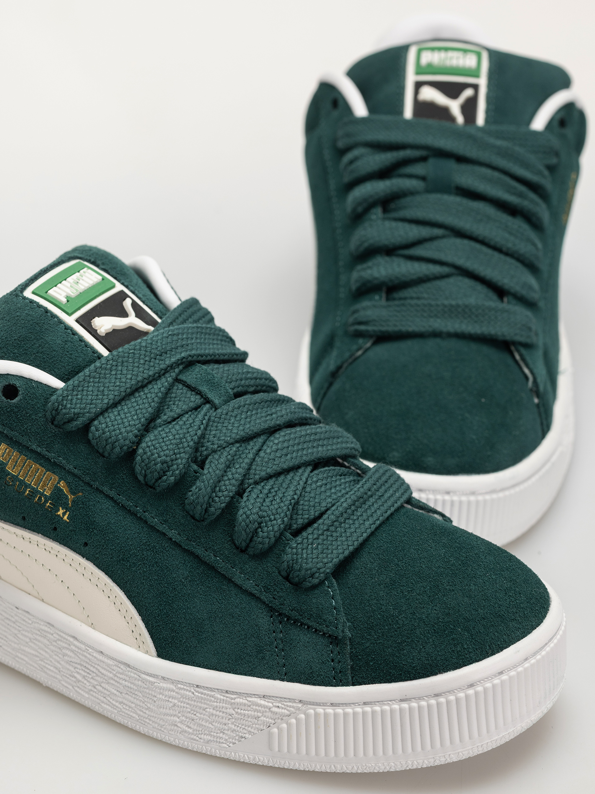 Puma Suede XL Cipők (dark myrtle/warm white)