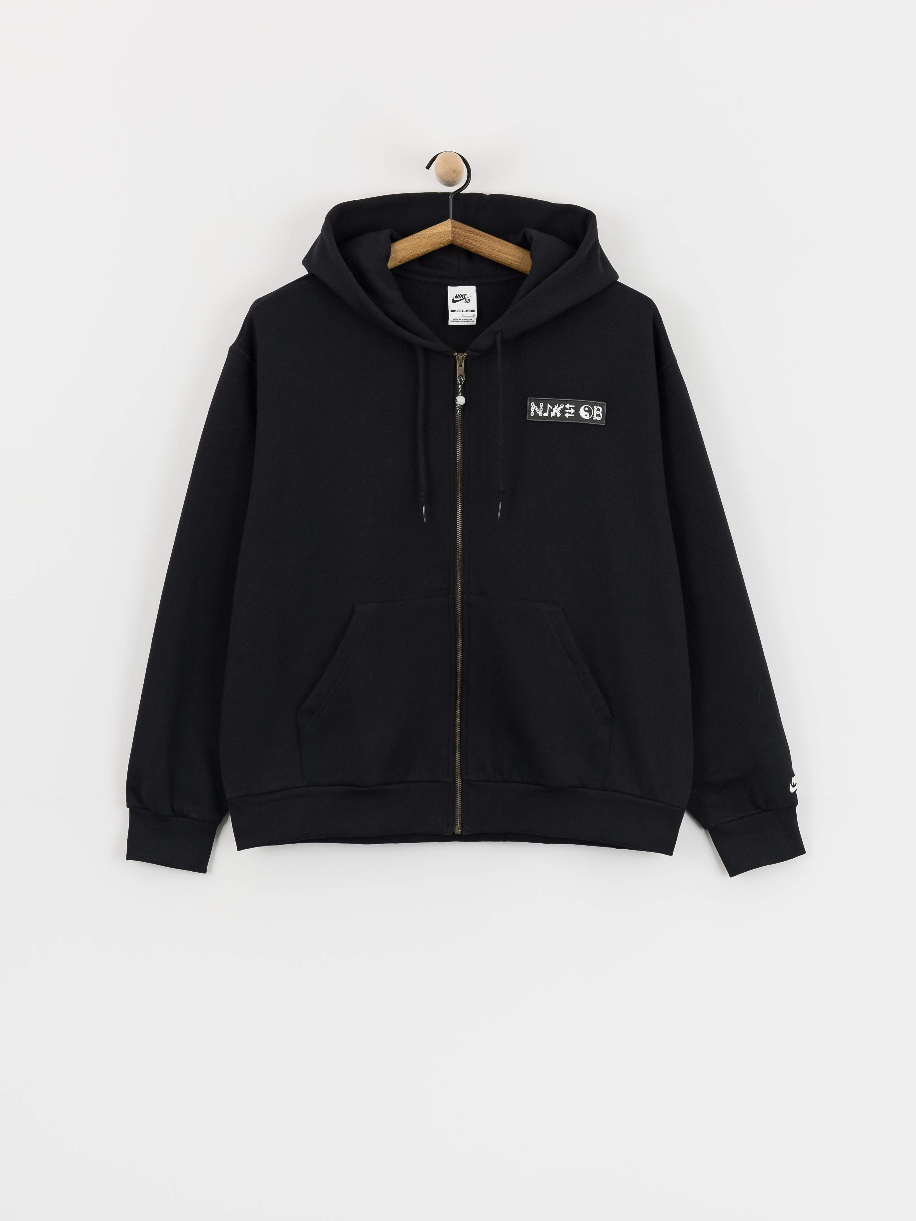 Kapucnis pulóver Nike SB Souvenir FLC ZHD (black)