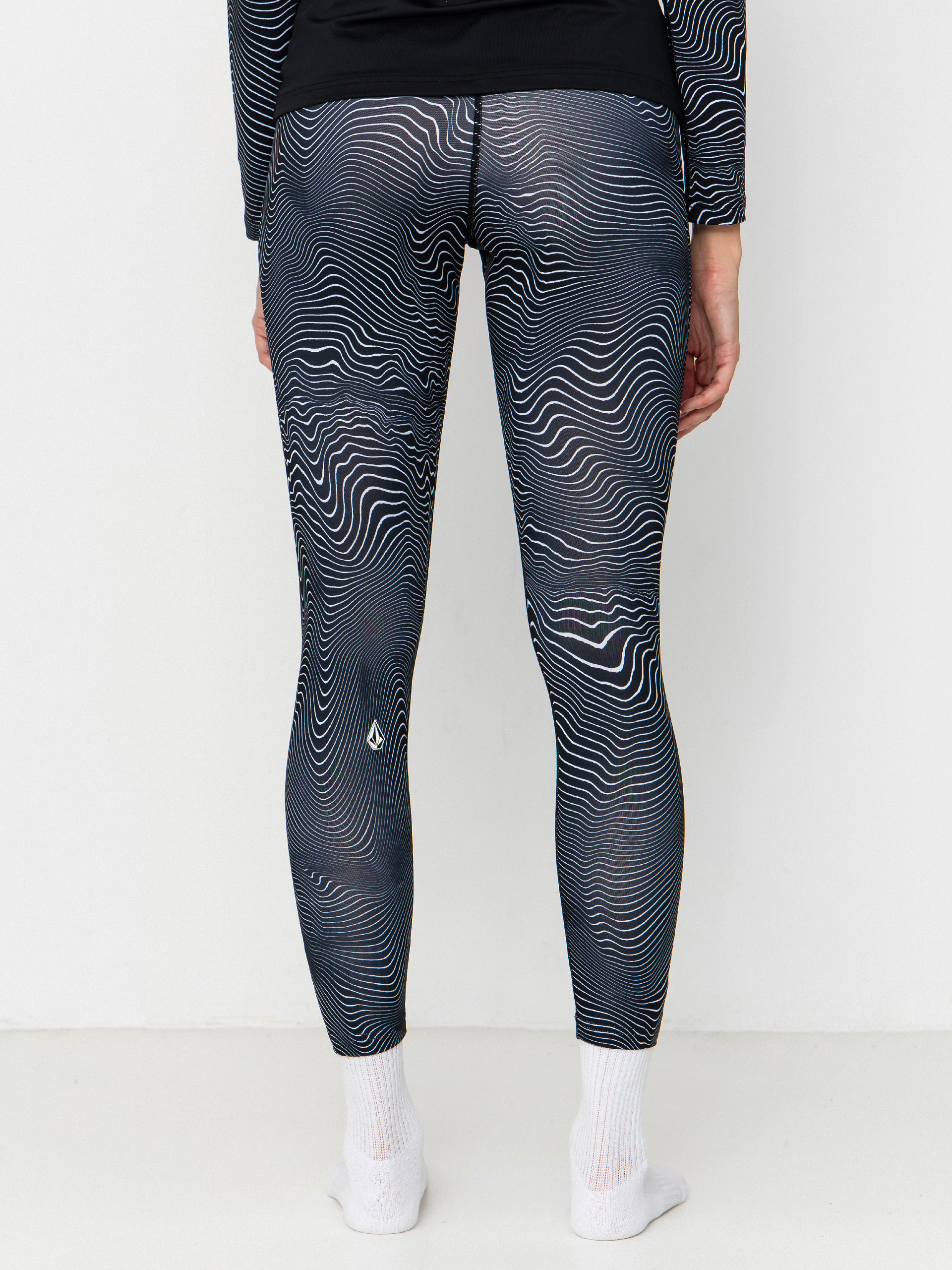 Női Volcom V Science Thermo leggings (black white)