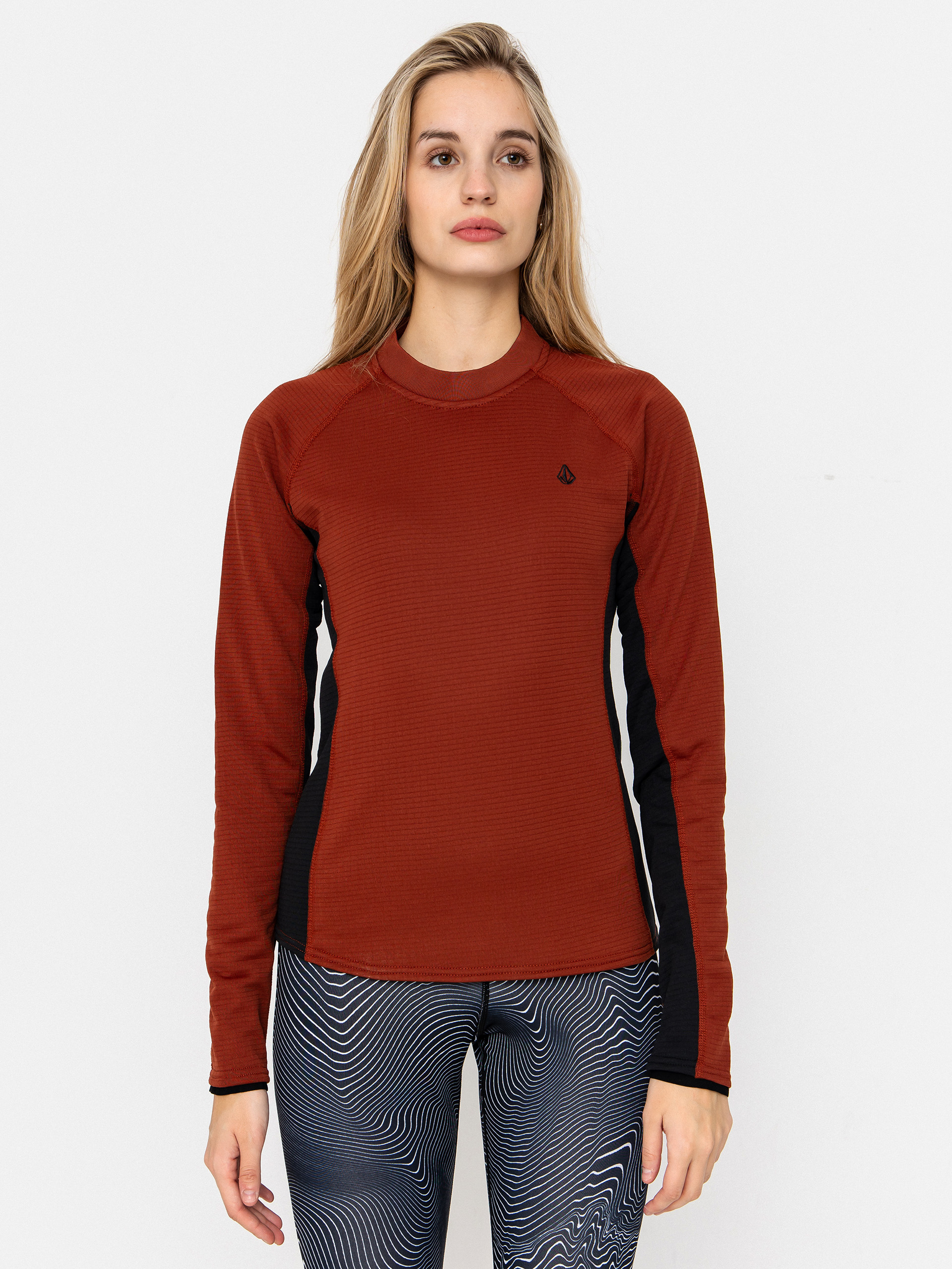 Volcom Gridlock Crew Neck Wmn Thermo pulóver