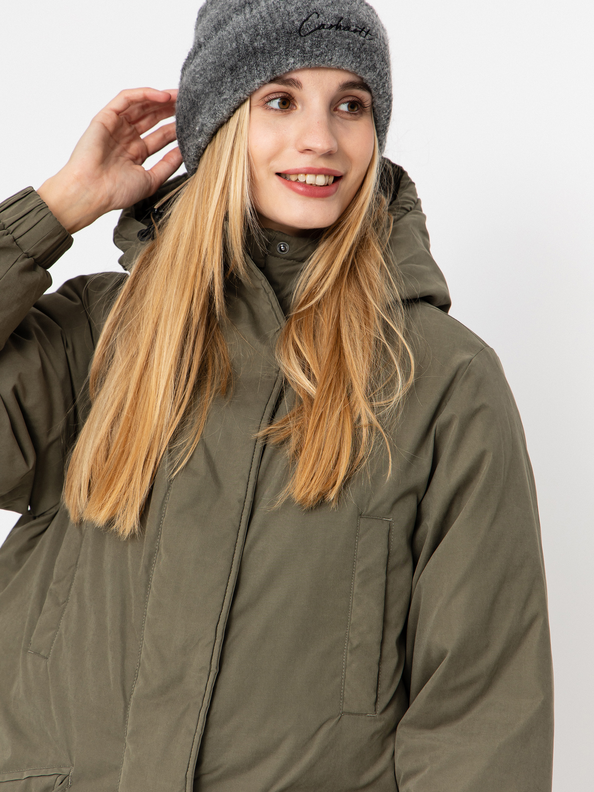 Volcom Sleepi Puff Up Parka Dzseki Wmn (wintermoss)