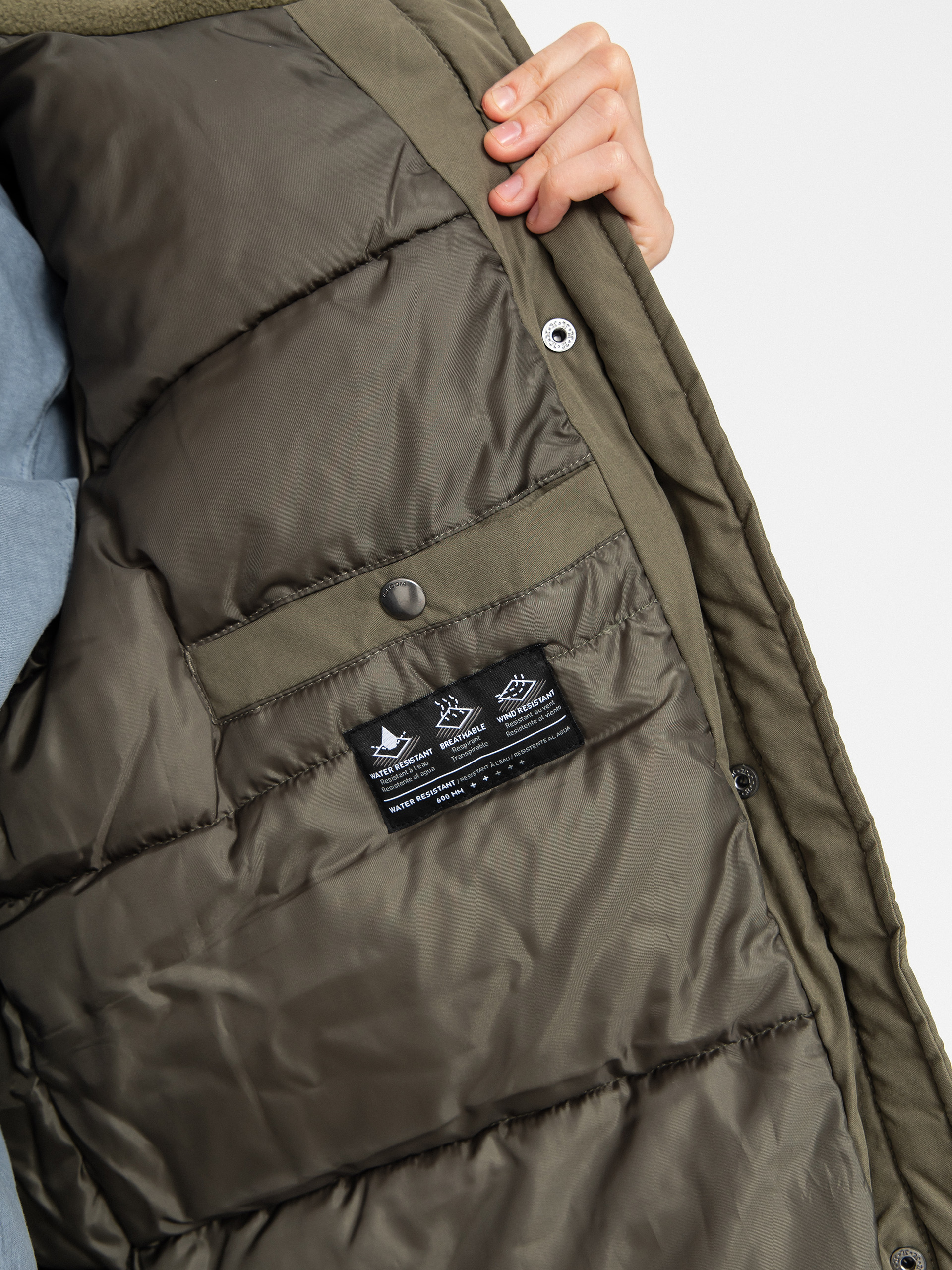 Volcom Sleepi Puff Up Parka Dzseki Wmn (wintermoss)