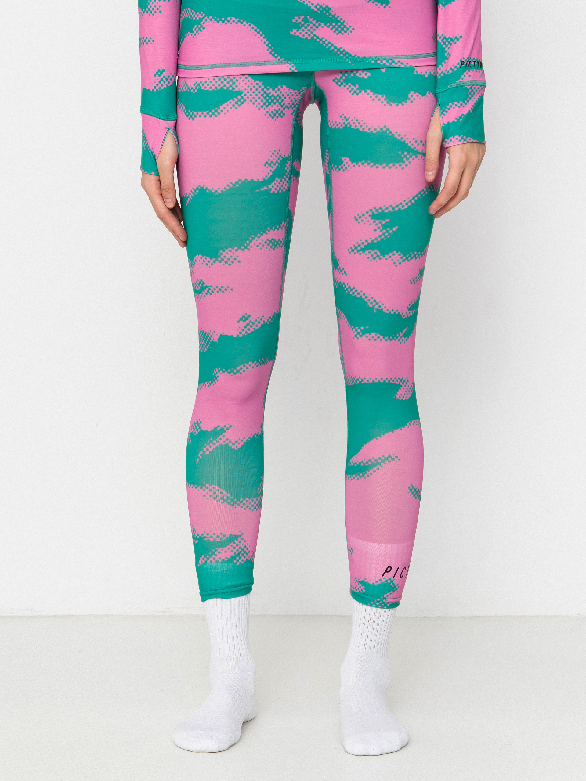 Picture Milita Printed Wmn Thermo leggings (retro bliss print)