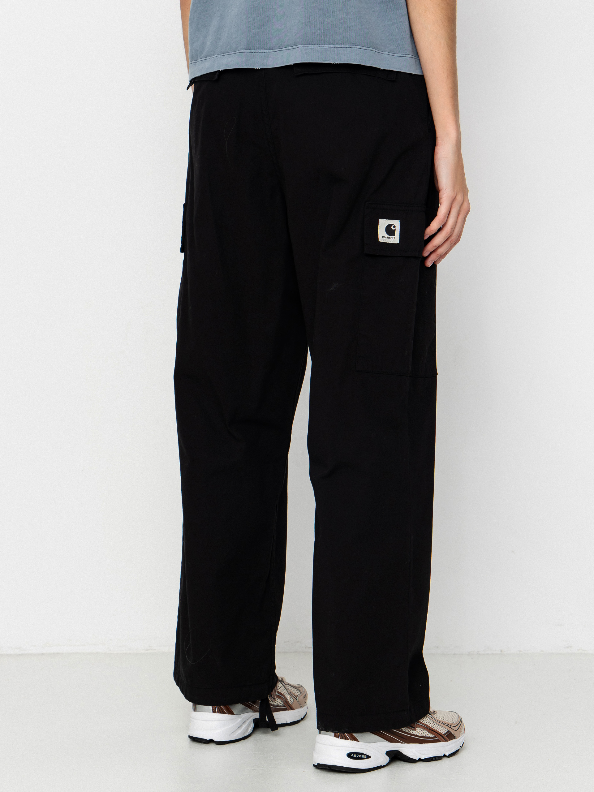 Kisnadrág Carhartt WIP Kingston Wmn (black/garment dyed)