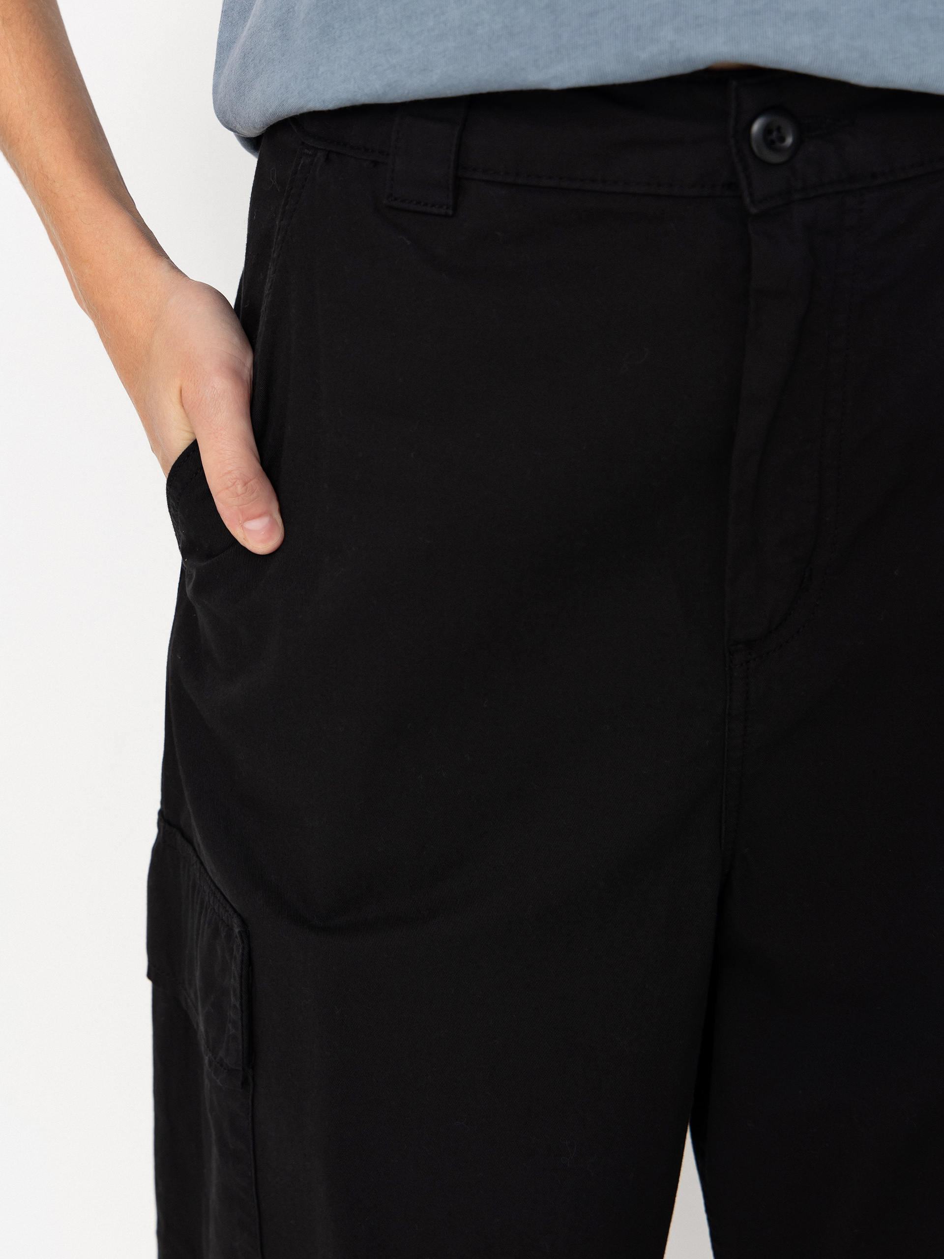 Kisnadrág Carhartt WIP Kingston Wmn (black/garment dyed)