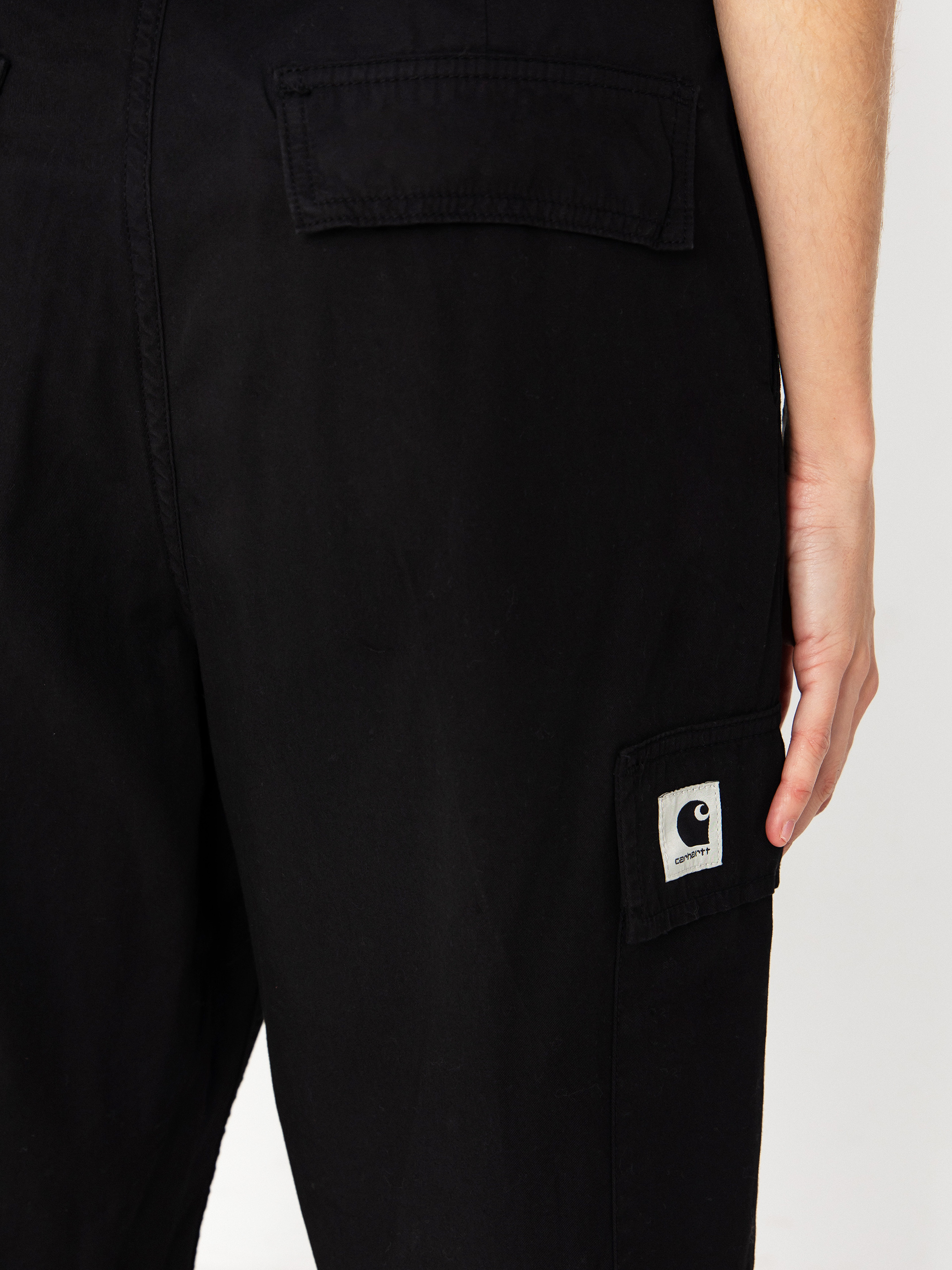 Kisnadrág Carhartt WIP Kingston Wmn (black/garment dyed)