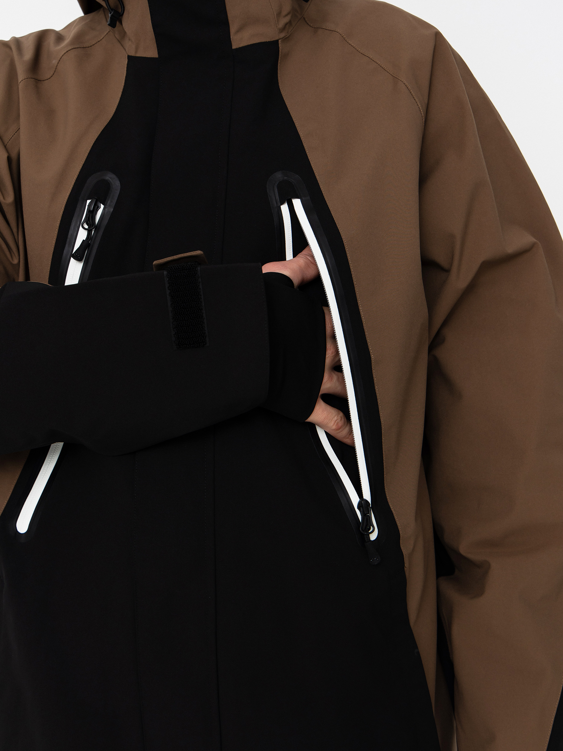 Férfi Snowboard dzseki ThirtyTwo Deep Creek Parka (tobacco)