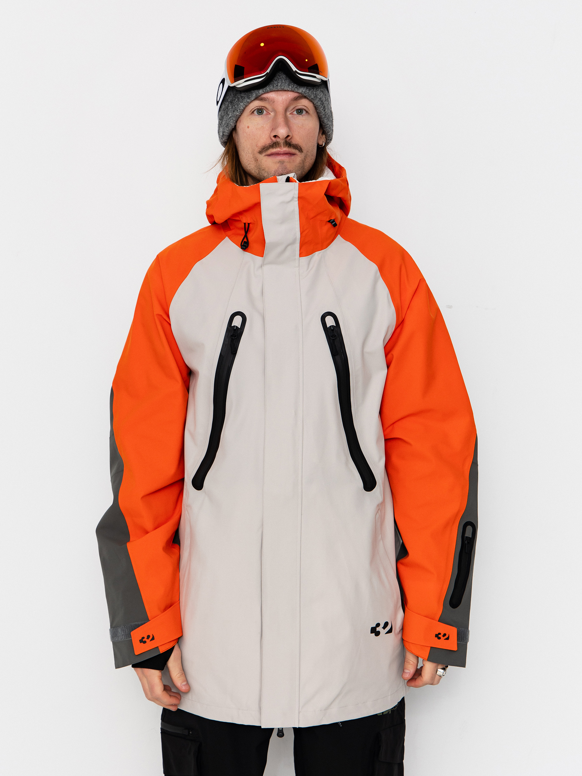 Férfi Snowboard dzseki ThirtyTwo Deep Creek Parka (orange)