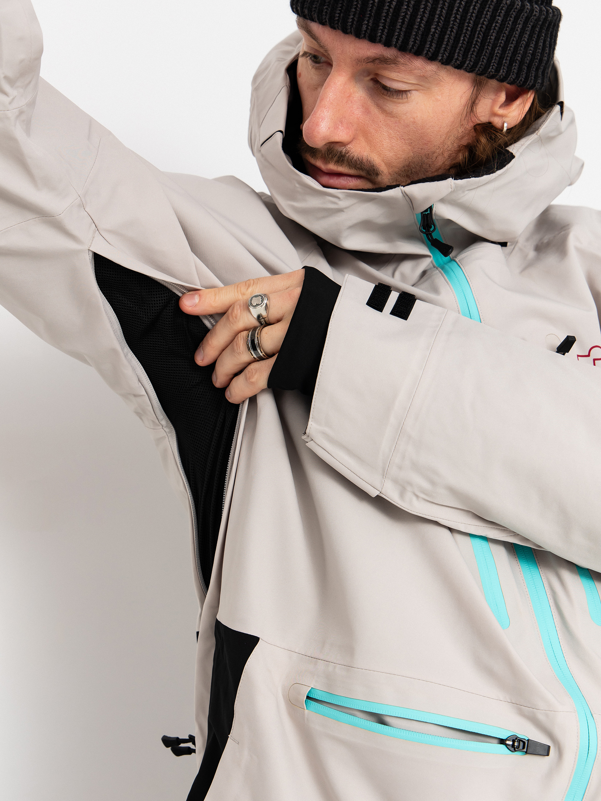 Férfi Snowboard dzseki ThirtyTwo Tm Recycled (cement)