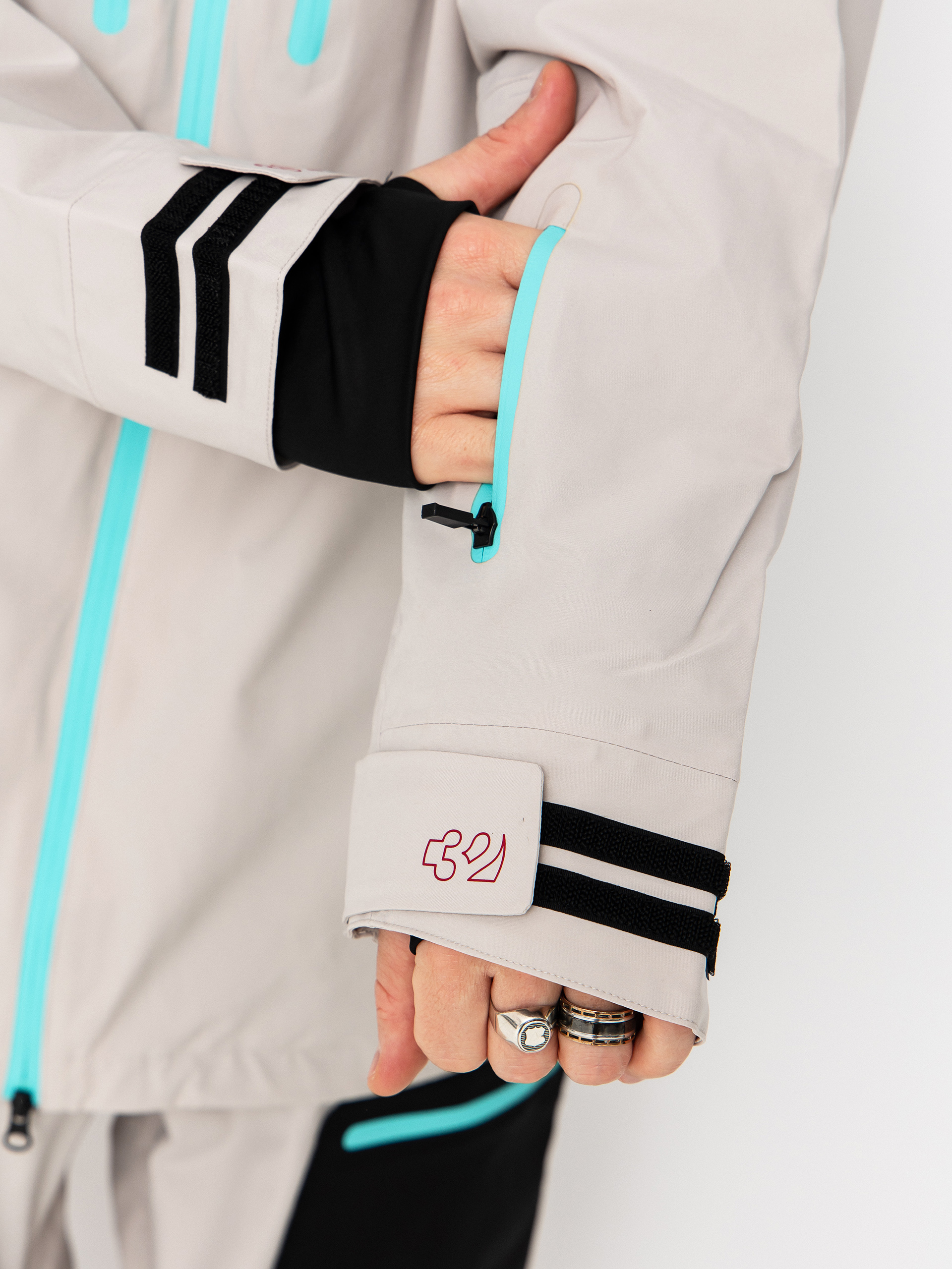 Férfi Snowboard dzseki ThirtyTwo Tm Recycled (cement)