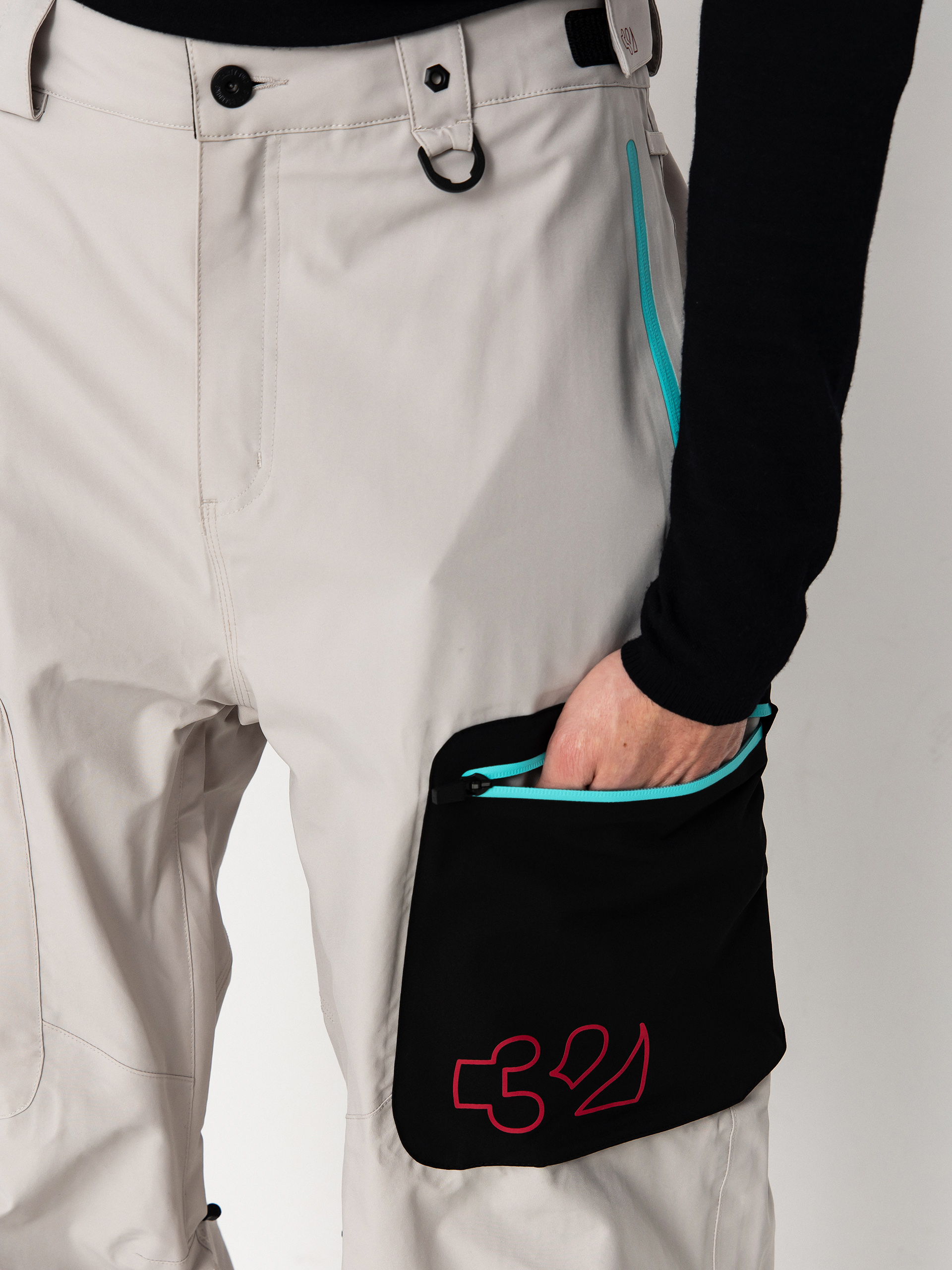 Férfi Snowboard nadrág ThirtyTwo Tm Recycled (cement)