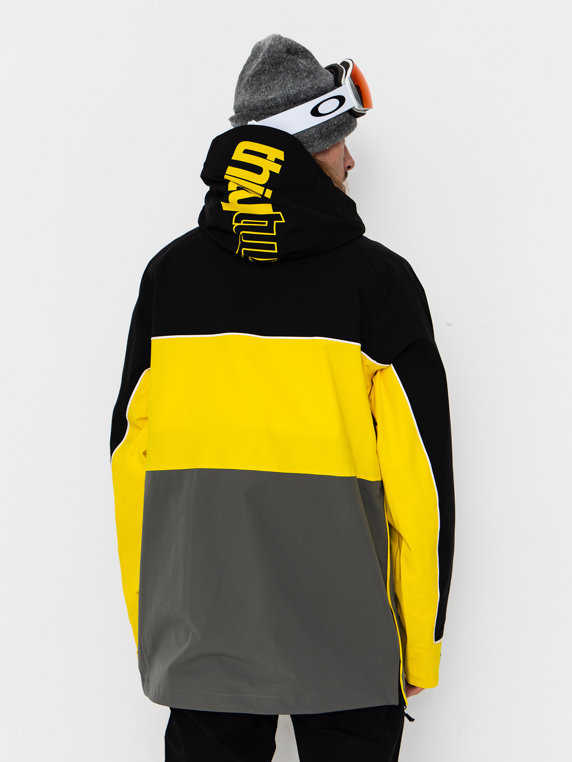Férfi Snowboard dzseki ThirtyTwo Light Anorak (black/yellow)