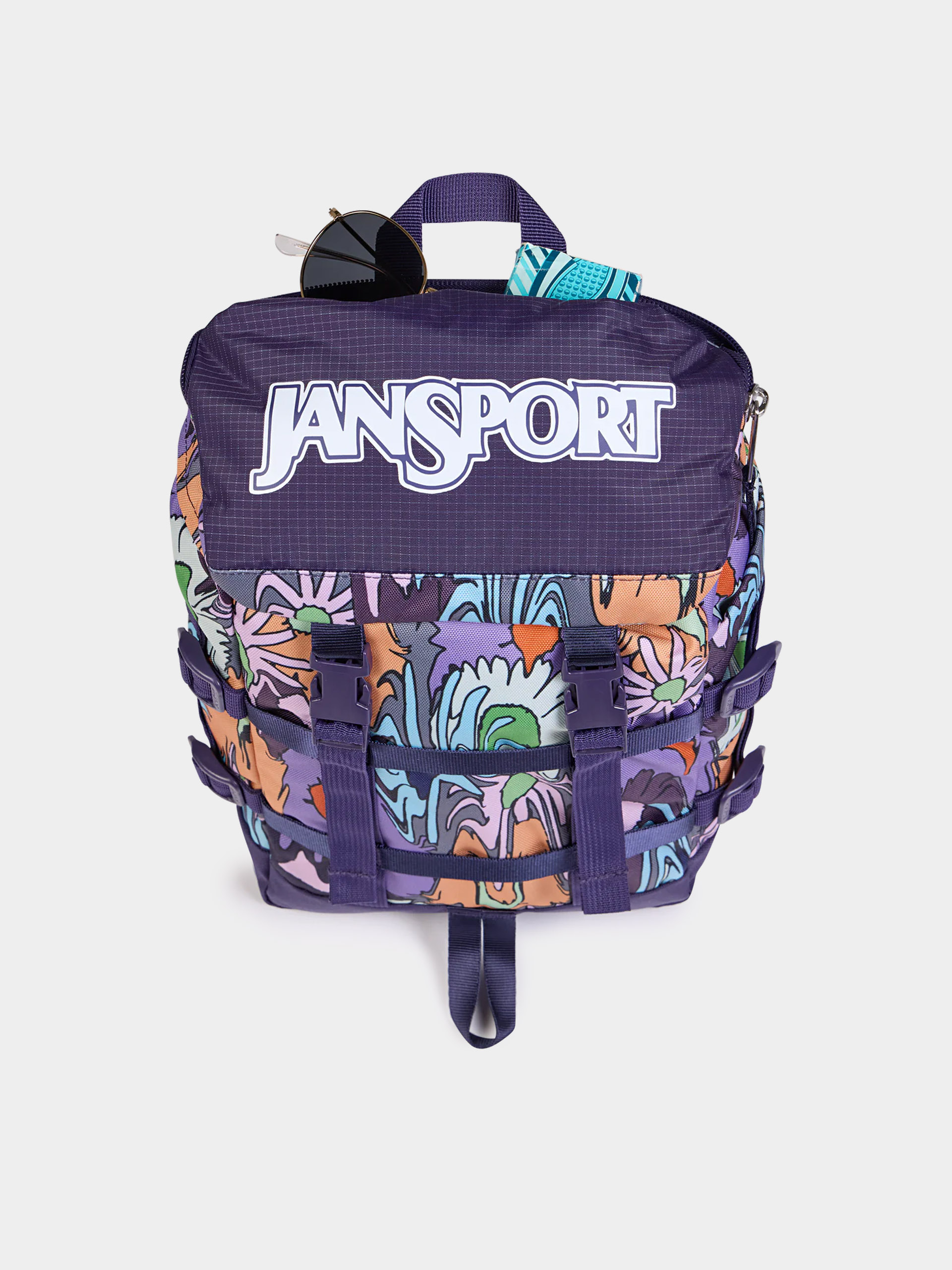 Hátizsák JanSport Mini Skip Pack (melted blooms yellow)