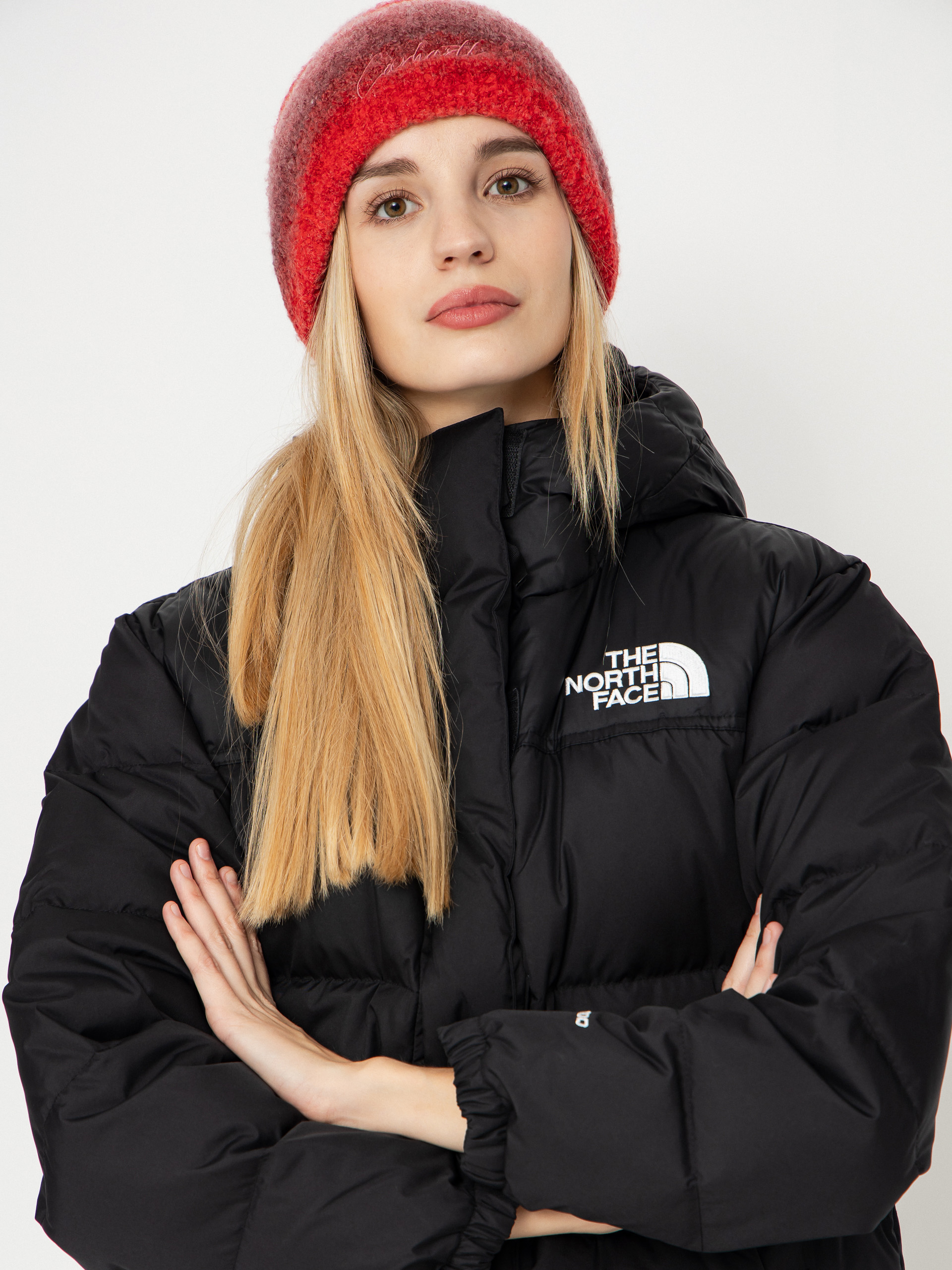 Dzseki The North Face Nuptse Parka Wmn (tnf black/npf/r)