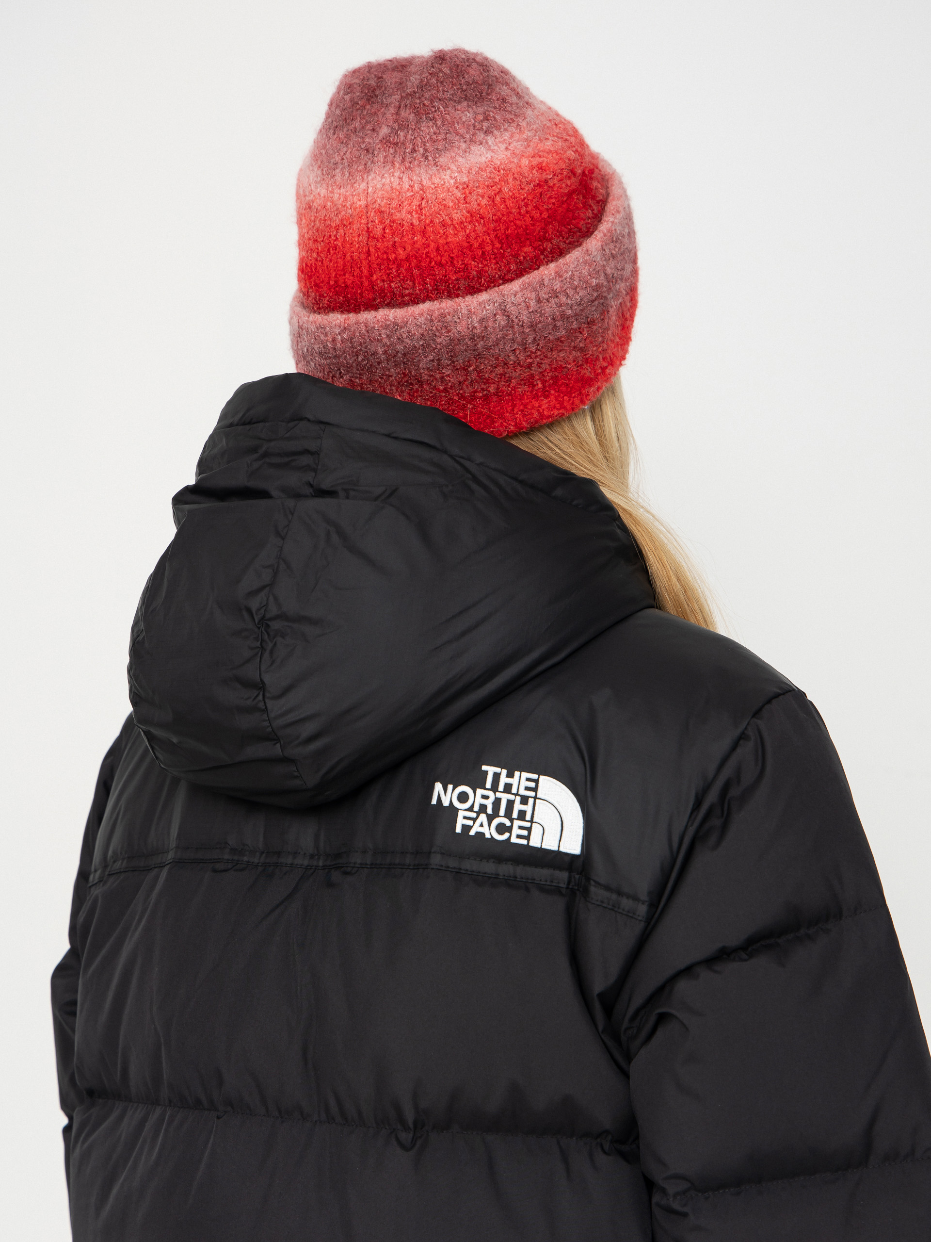 Dzseki The North Face Nuptse Parka Wmn (tnf black/npf/r)