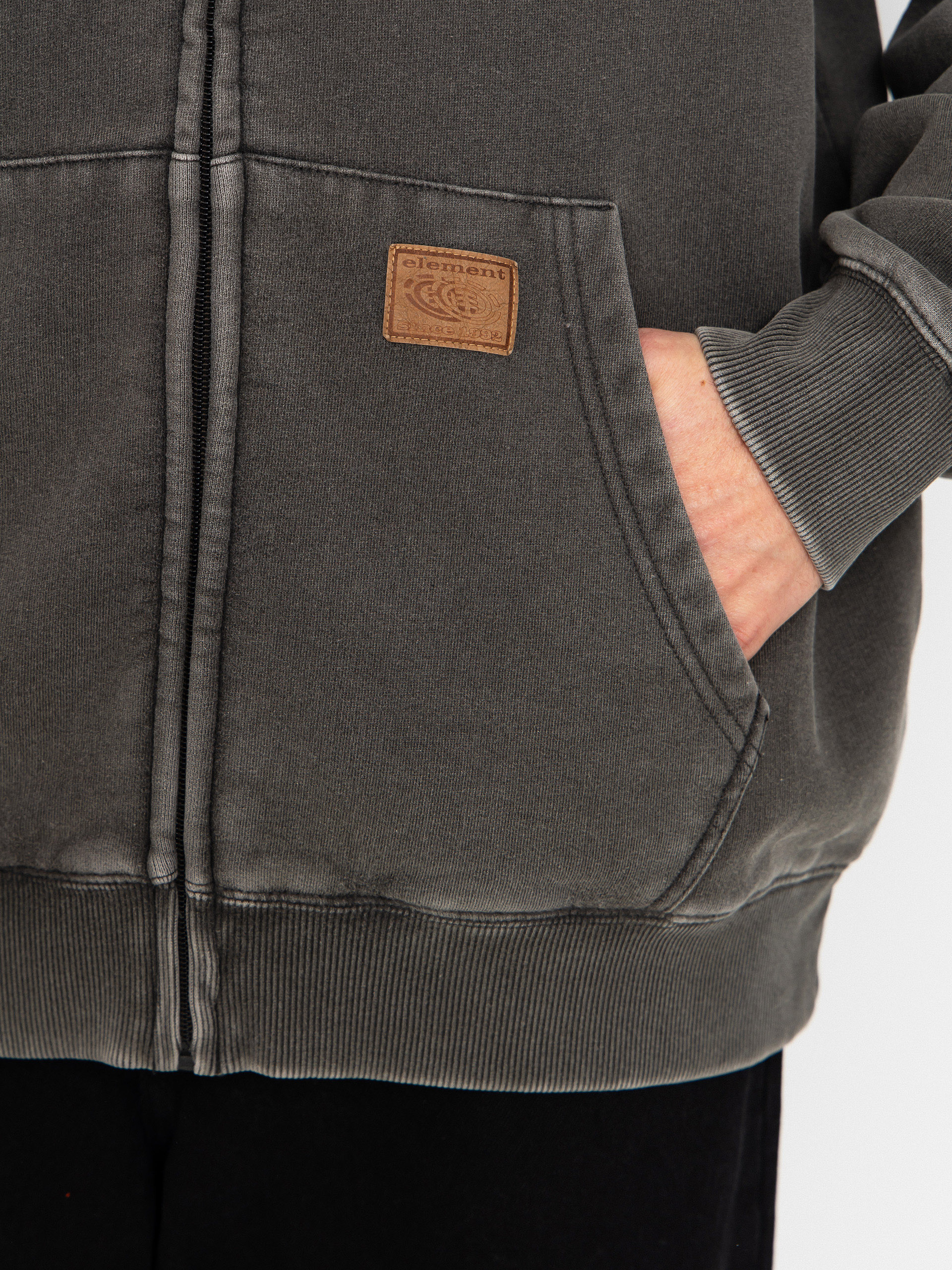 Element Cargo ZHD Kapucnis pulóver (off black)