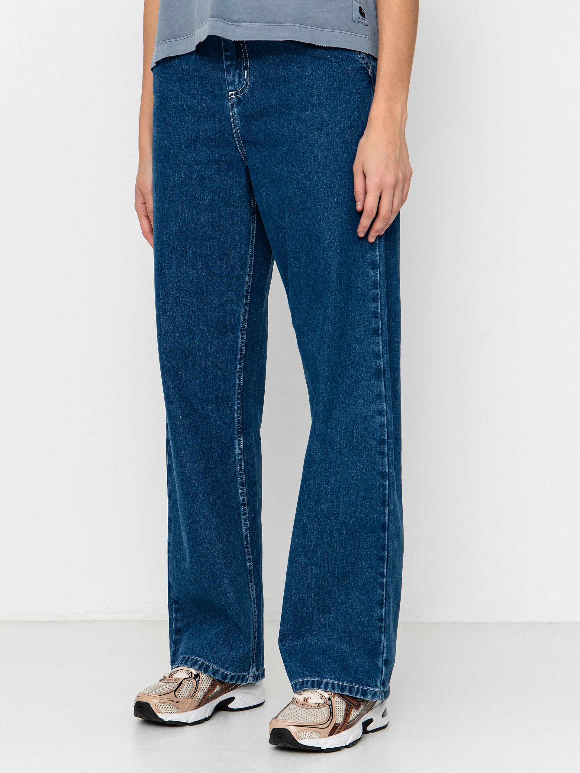 Kisnadrág Carhartt WIP Simple Wmn (blue)