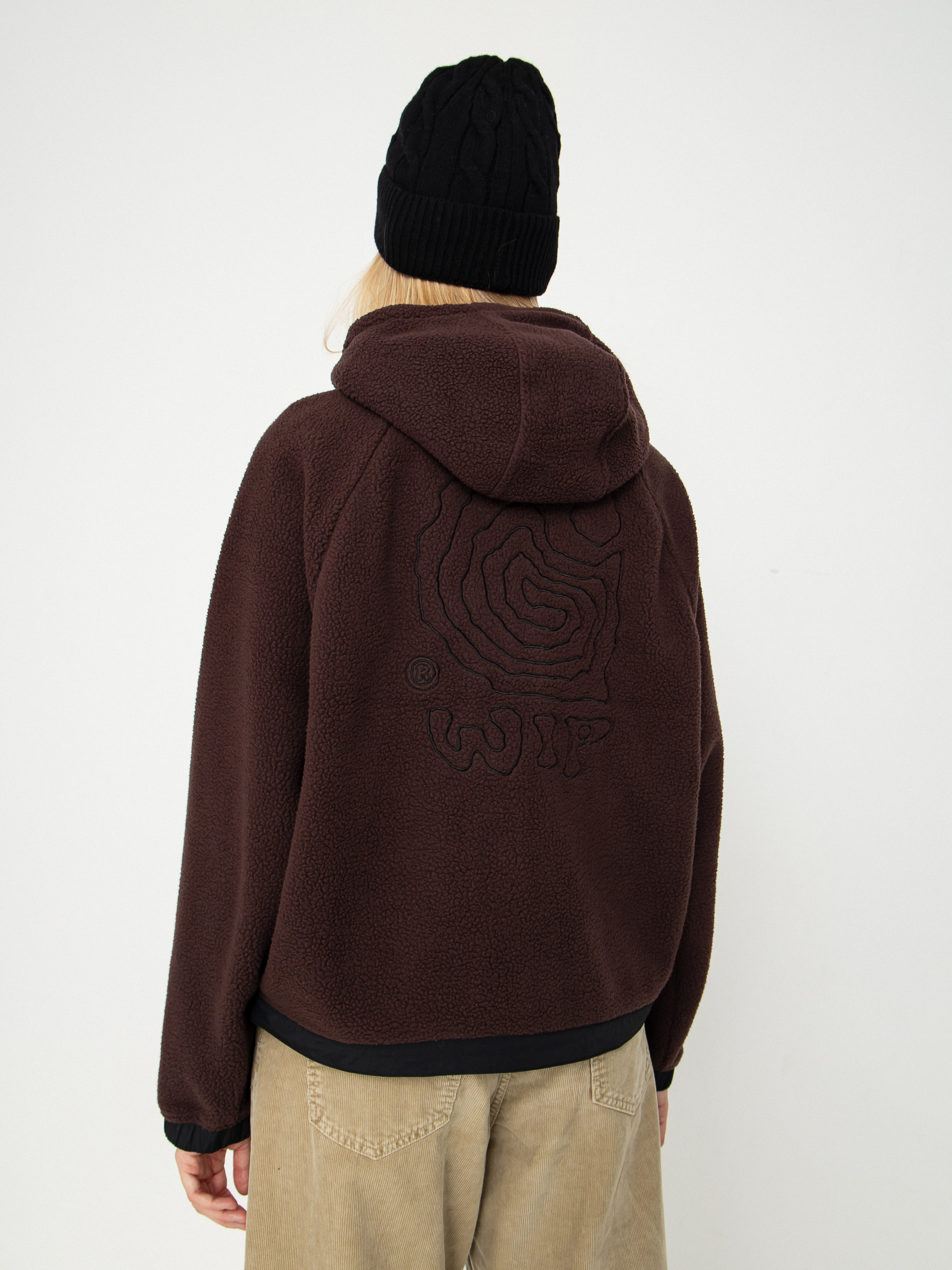 Női Polár pulóver Carhartt WIP Helix (palisander/black)