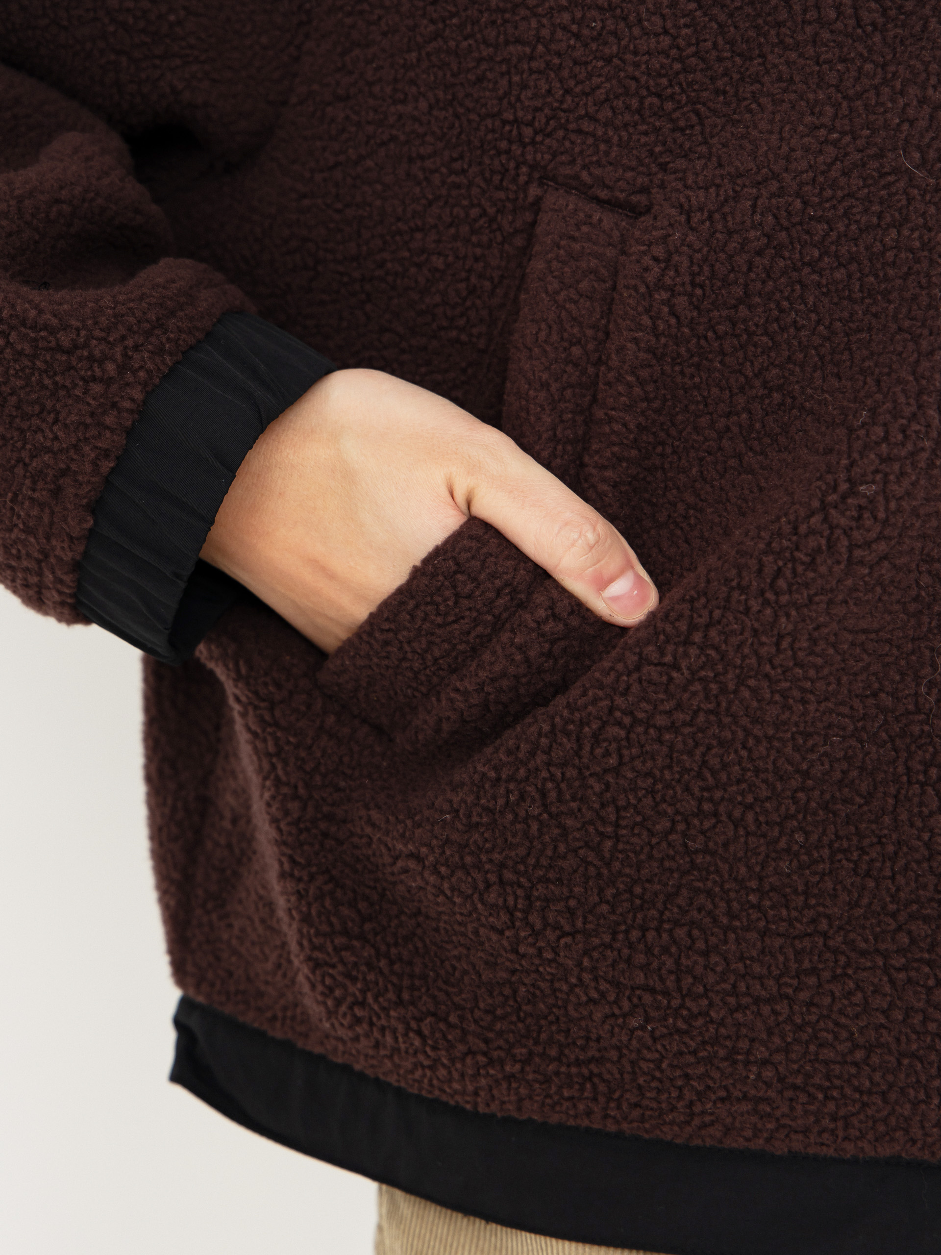 Női Polár pulóver Carhartt WIP Helix (palisander/black)