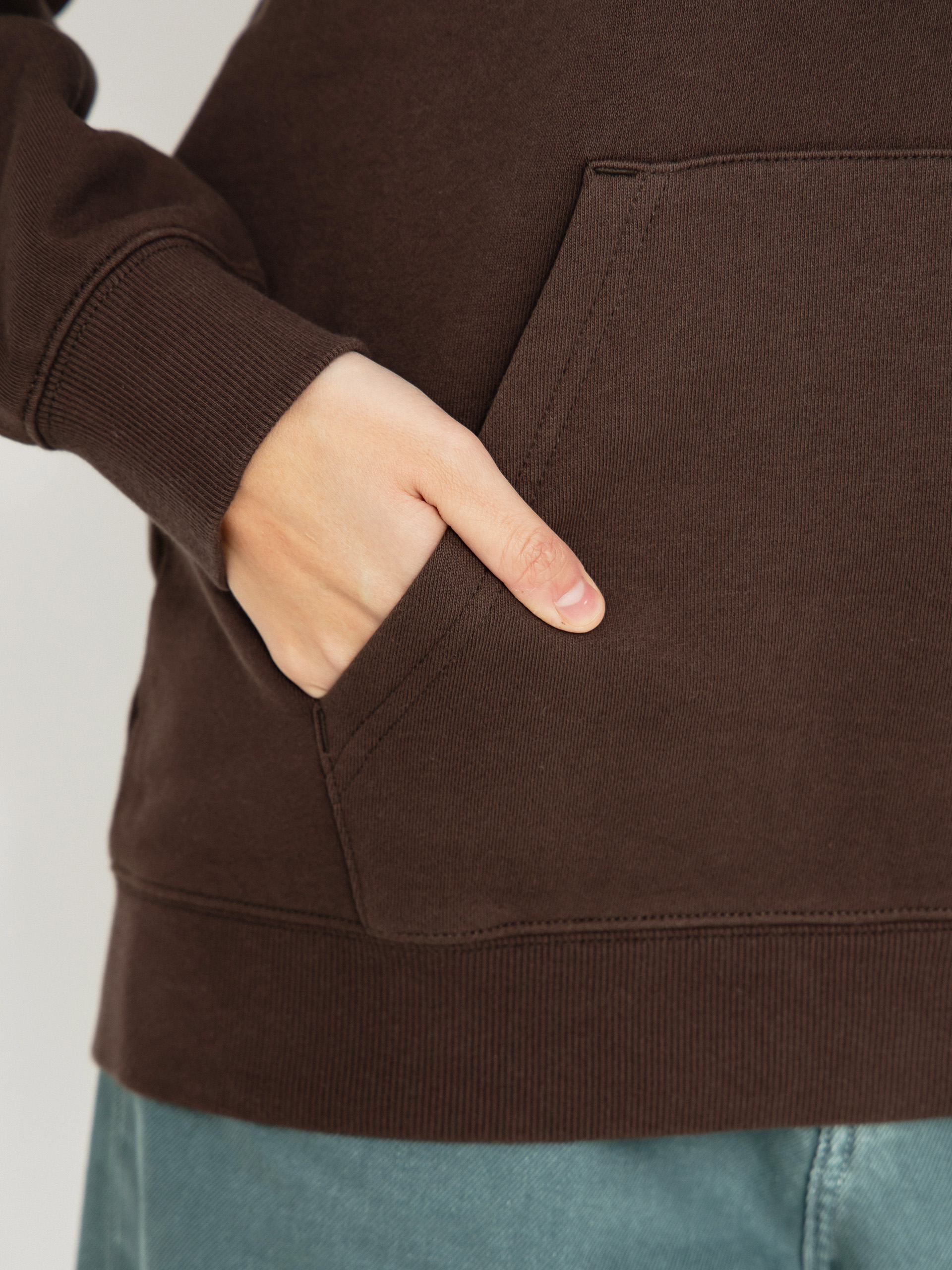 Kapucnis pulóver Carhartt WIP Carhartt HD Wmn (vitola/phlox)