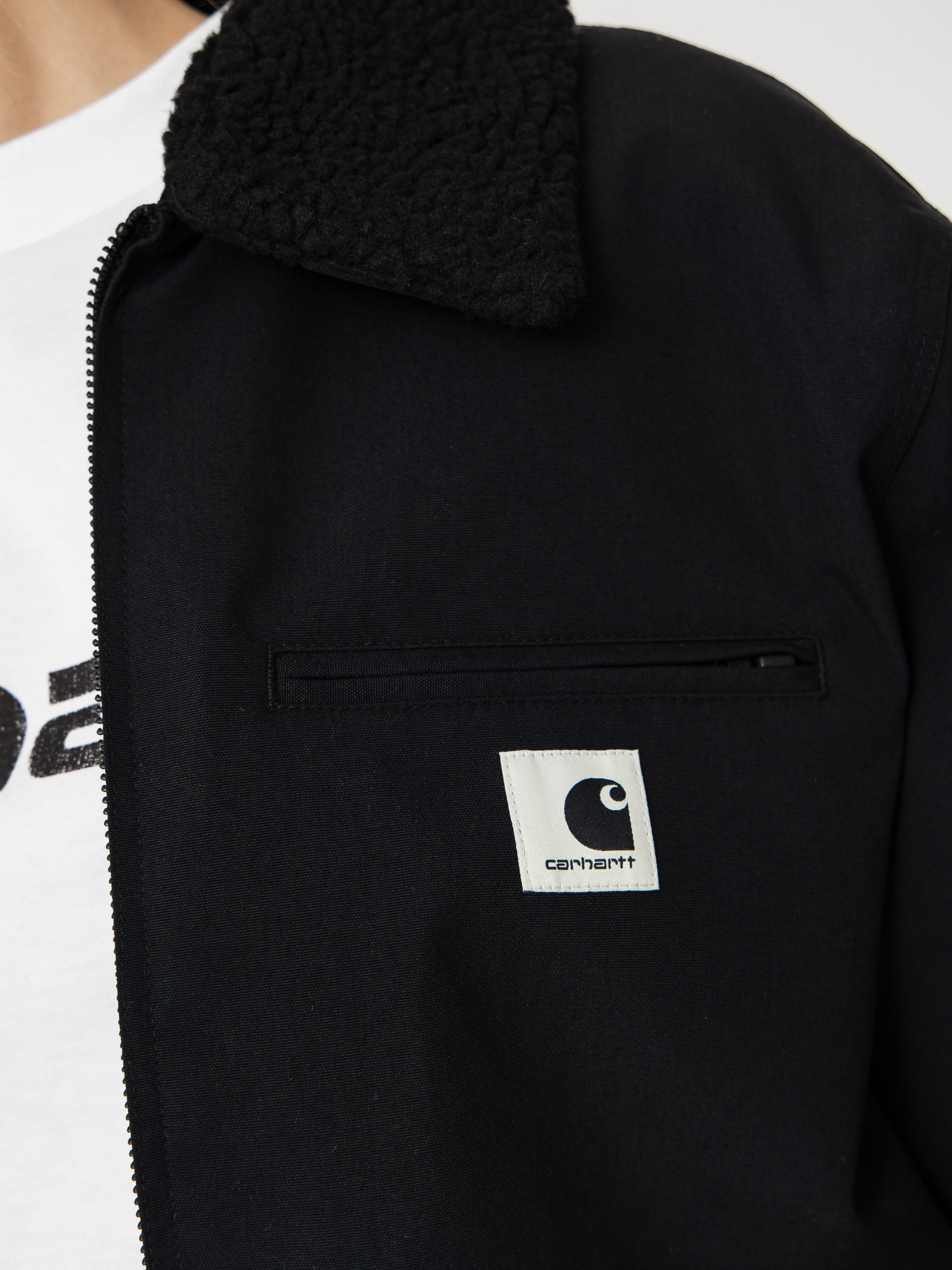 Dzseki Carhartt WIP Newkirk Wmn (black/wild dog print)