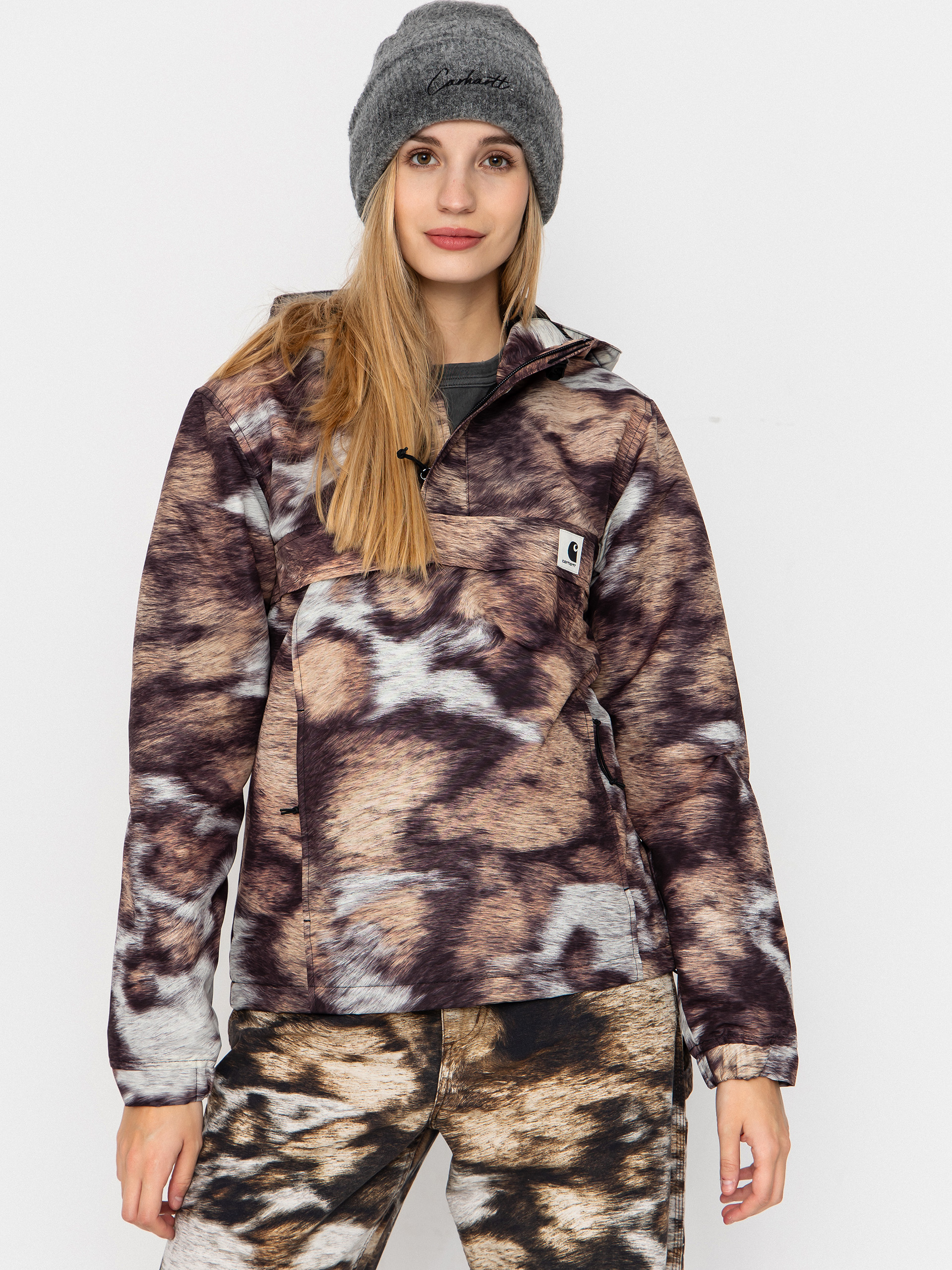 Dzseki Carhartt WIP Nimbus Pullover Wmn (wild dog print)