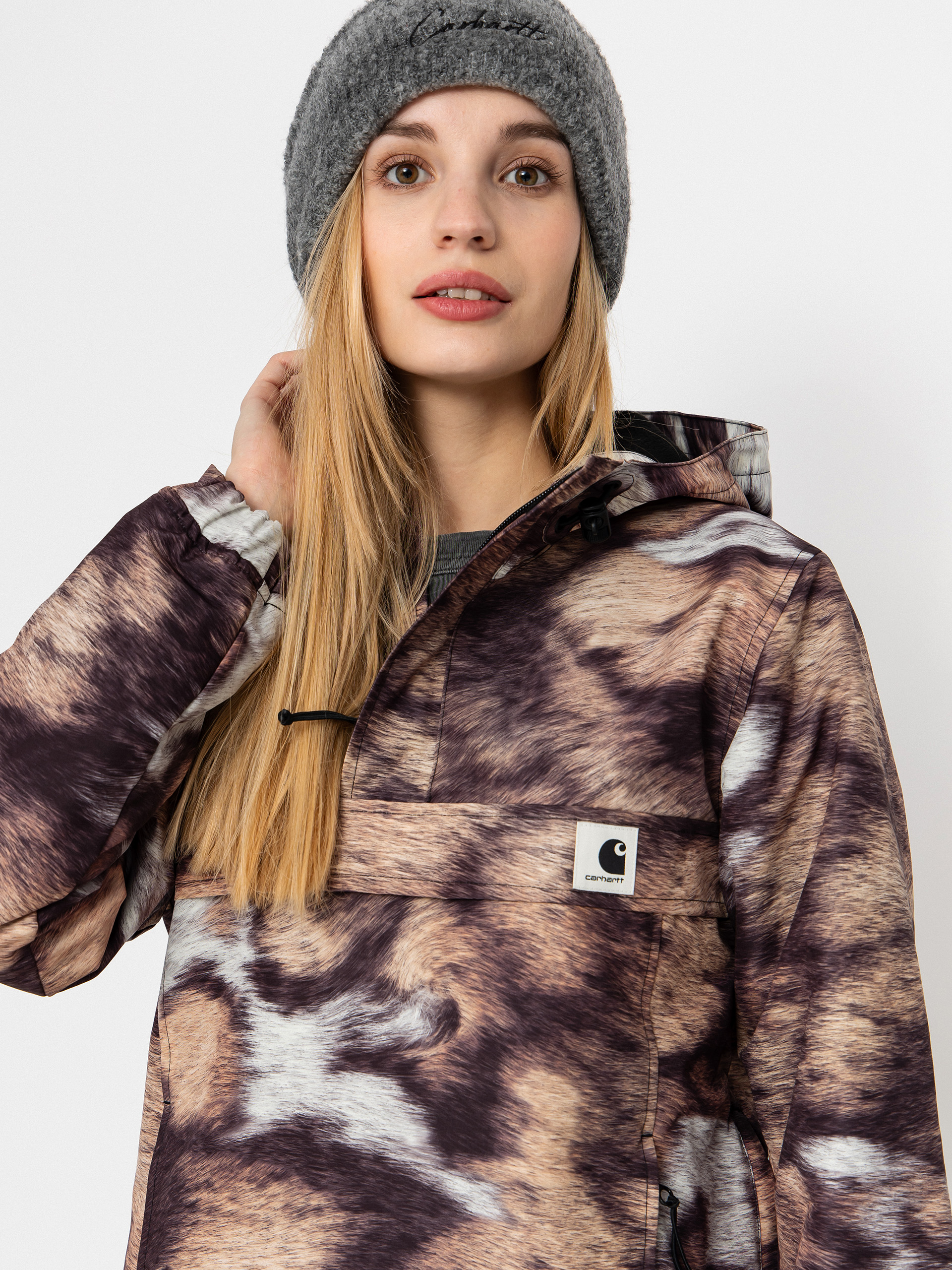 Dzseki Carhartt WIP Nimbus Pullover Wmn (wild dog print)
