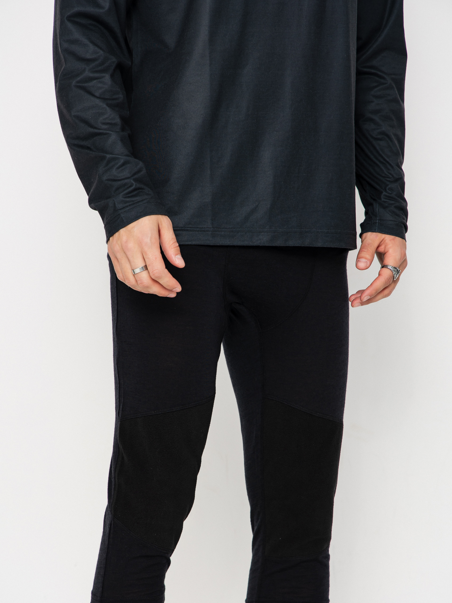 Férfi Thermo leggings ThirtyTwo Ridelite Merino Knicker (black/black)