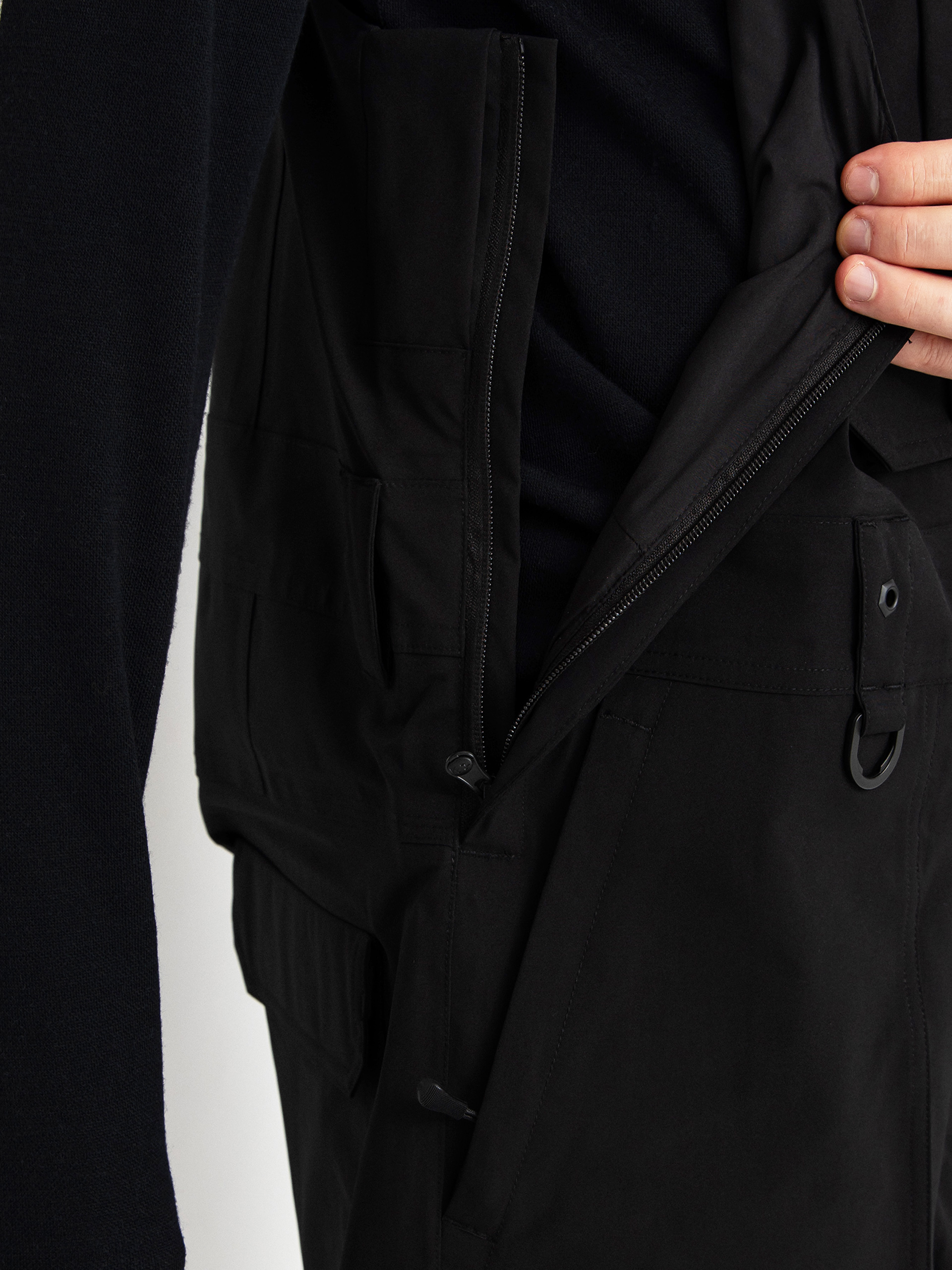 Férfi Snowboard nadrág ThirtyTwo Basement Bib (black)