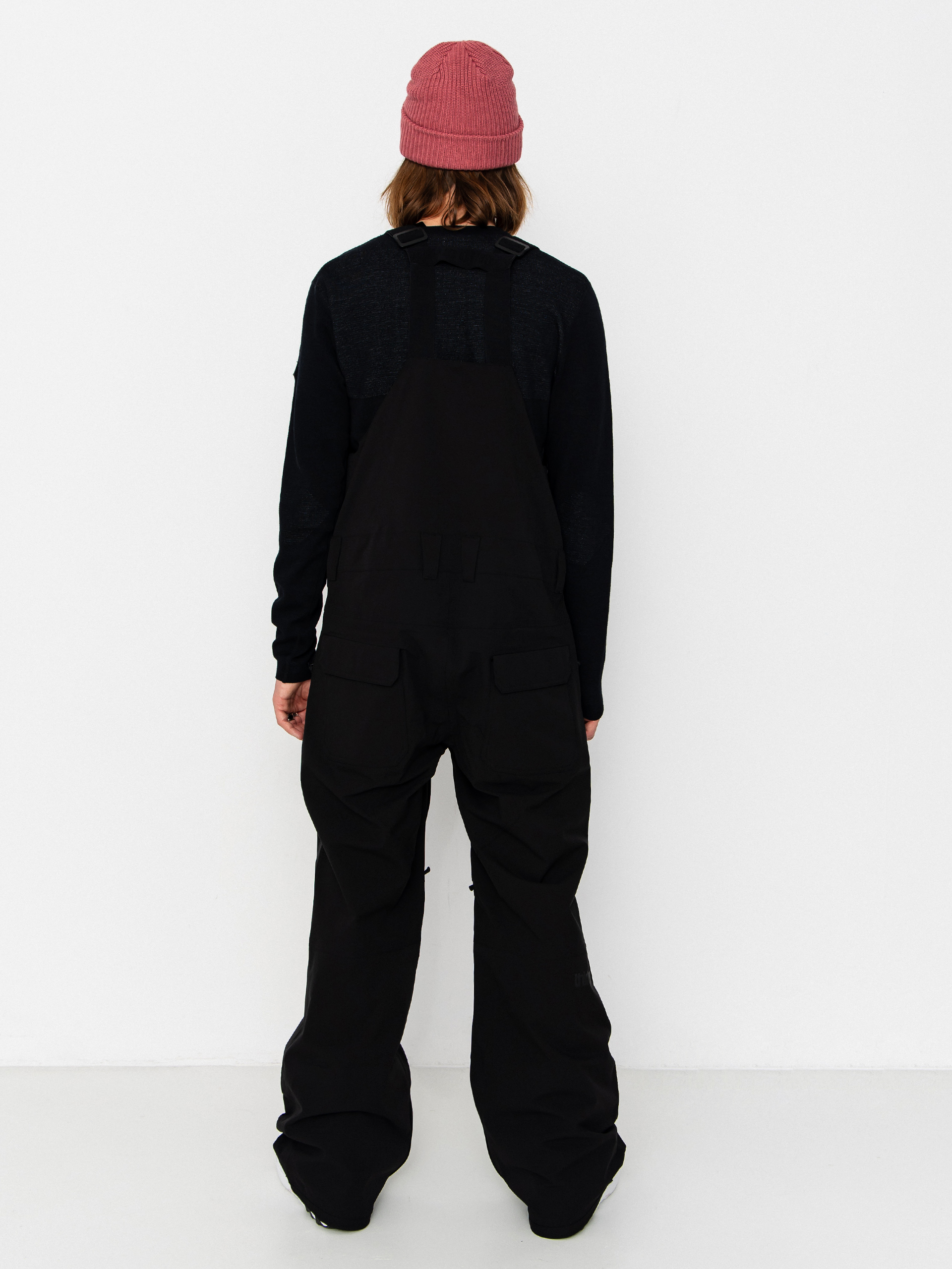 Férfi Snowboard nadrág ThirtyTwo Basement Bib (black)