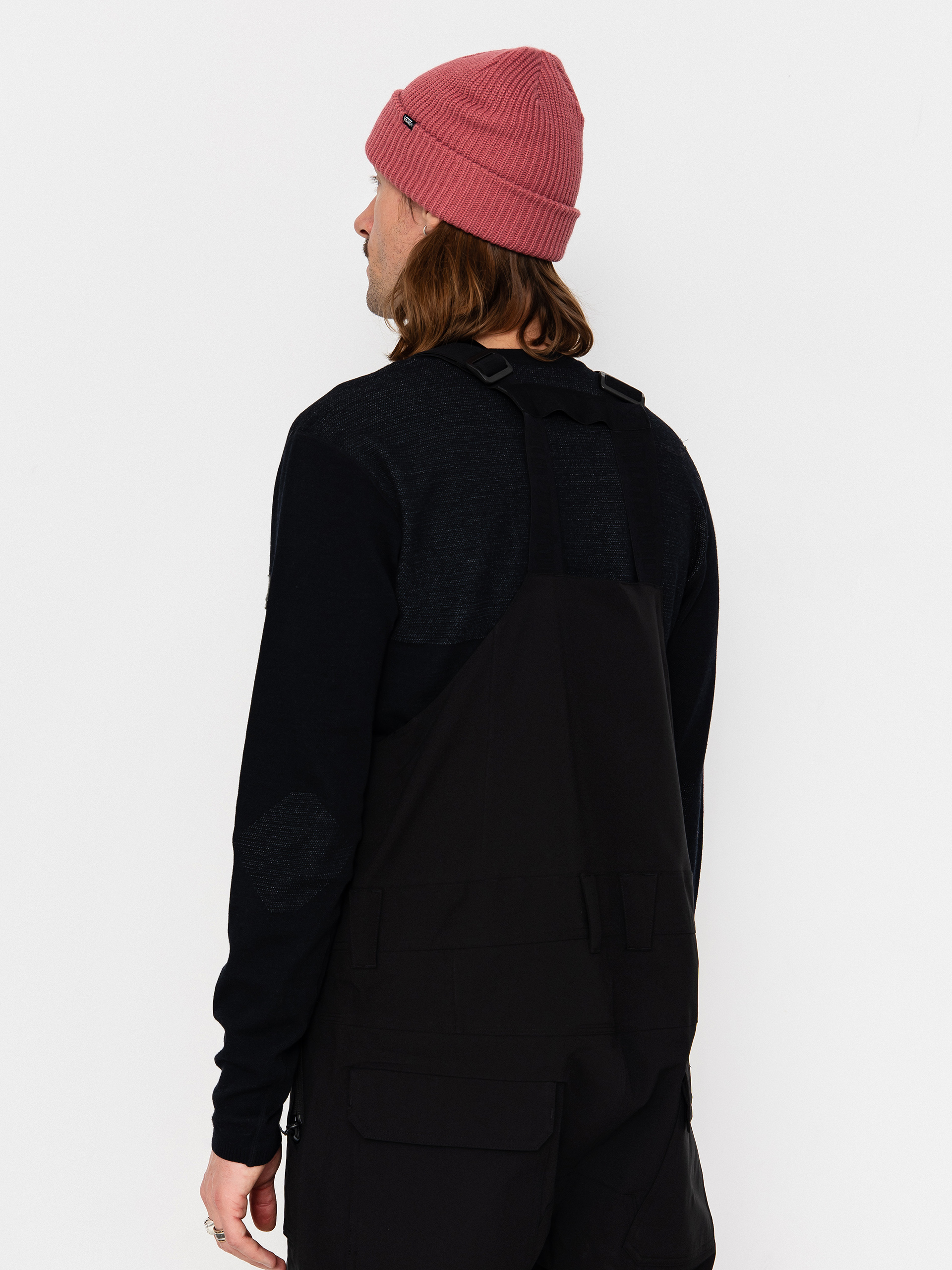 Férfi Snowboard nadrág ThirtyTwo Basement Bib (black)