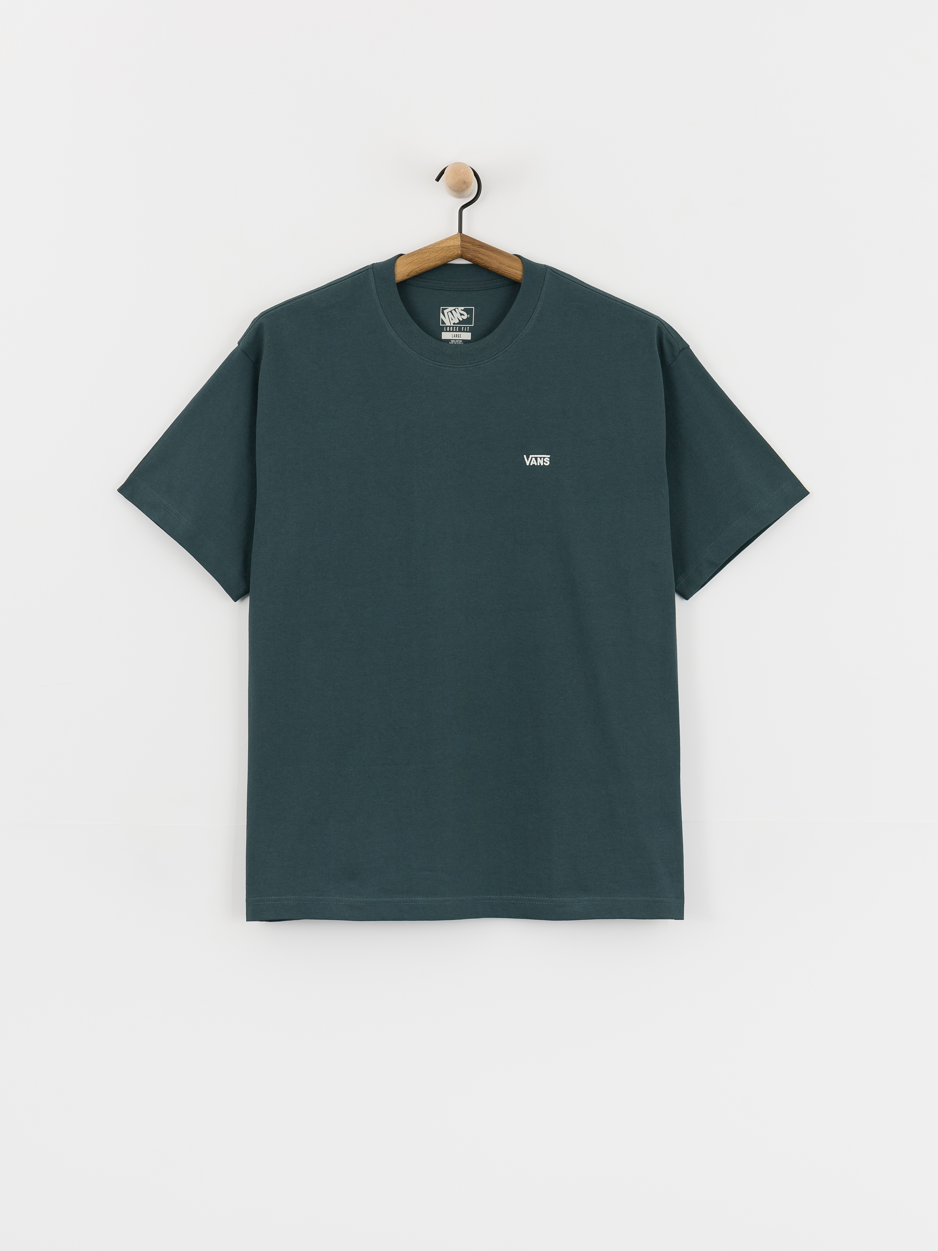 Vans Left Chest II Loose Pu00f3lu00f3 (mystic moss)