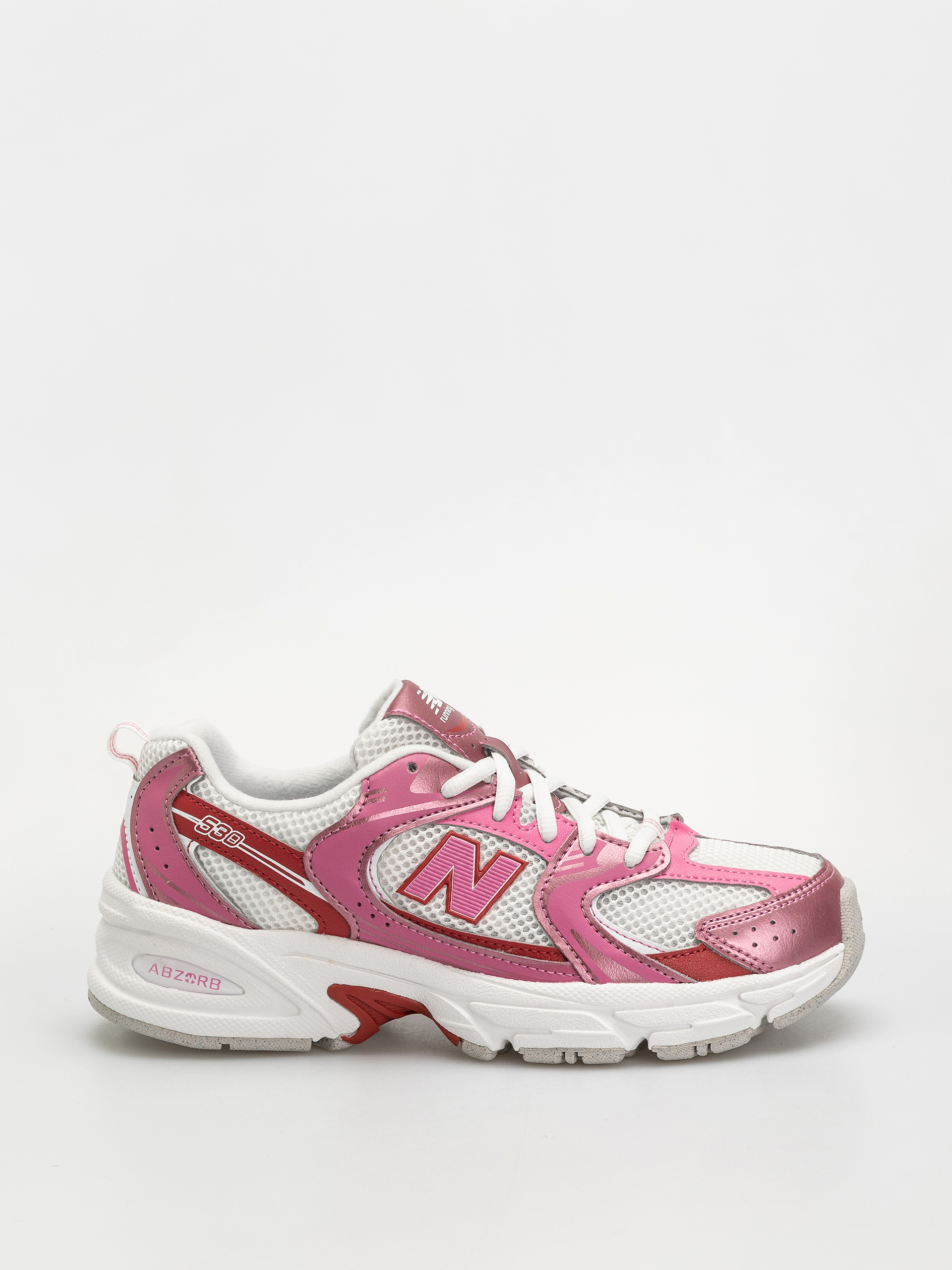 New Balance 530 JR Cipők (pink satin/shadow red)