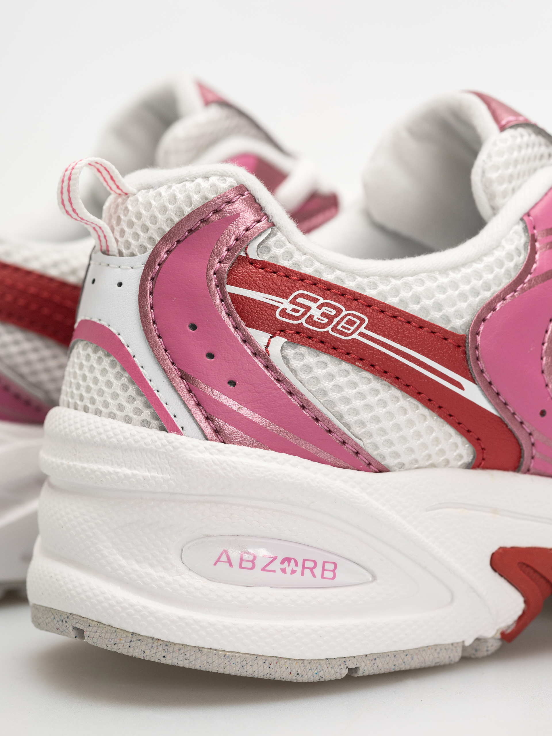 New Balance 530 JR Cipők (pink satin/shadow red)